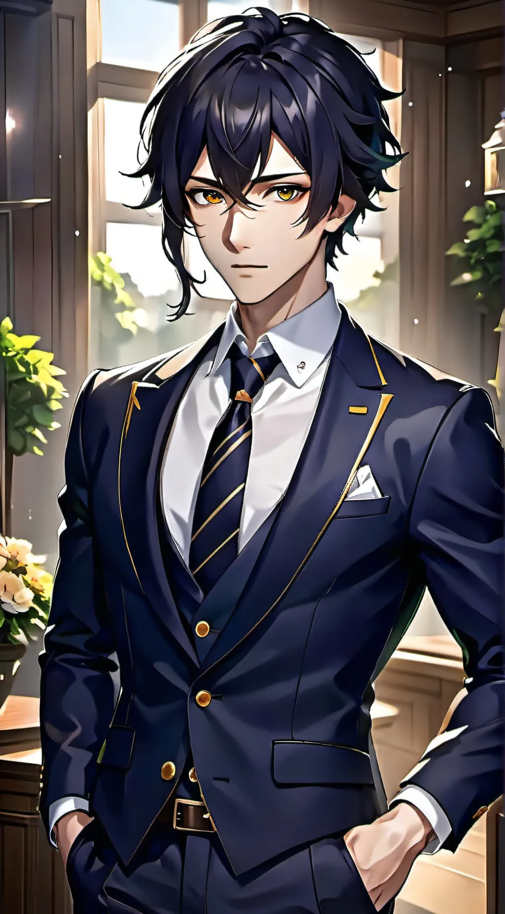 ai character: Ein background