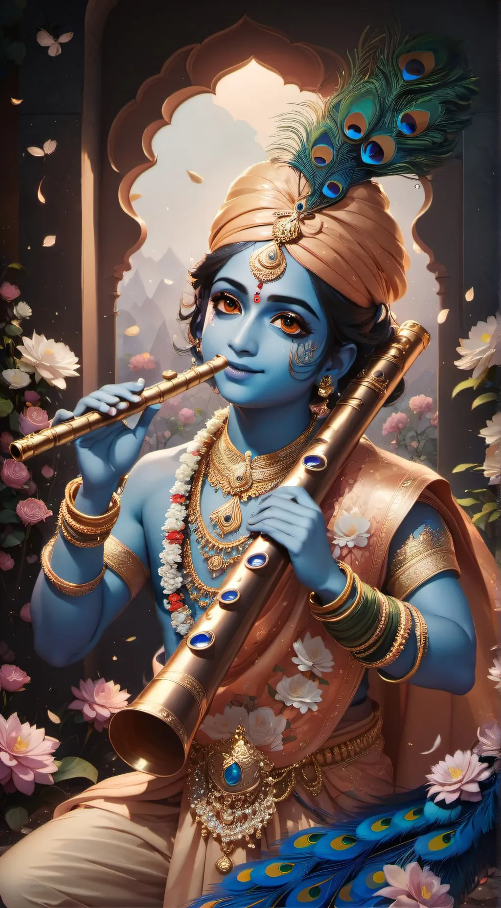 ai character: Ratha krishna background