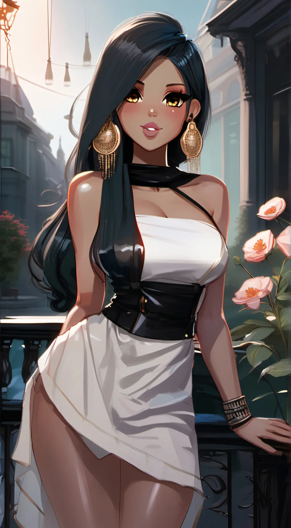 ai character: naya  background