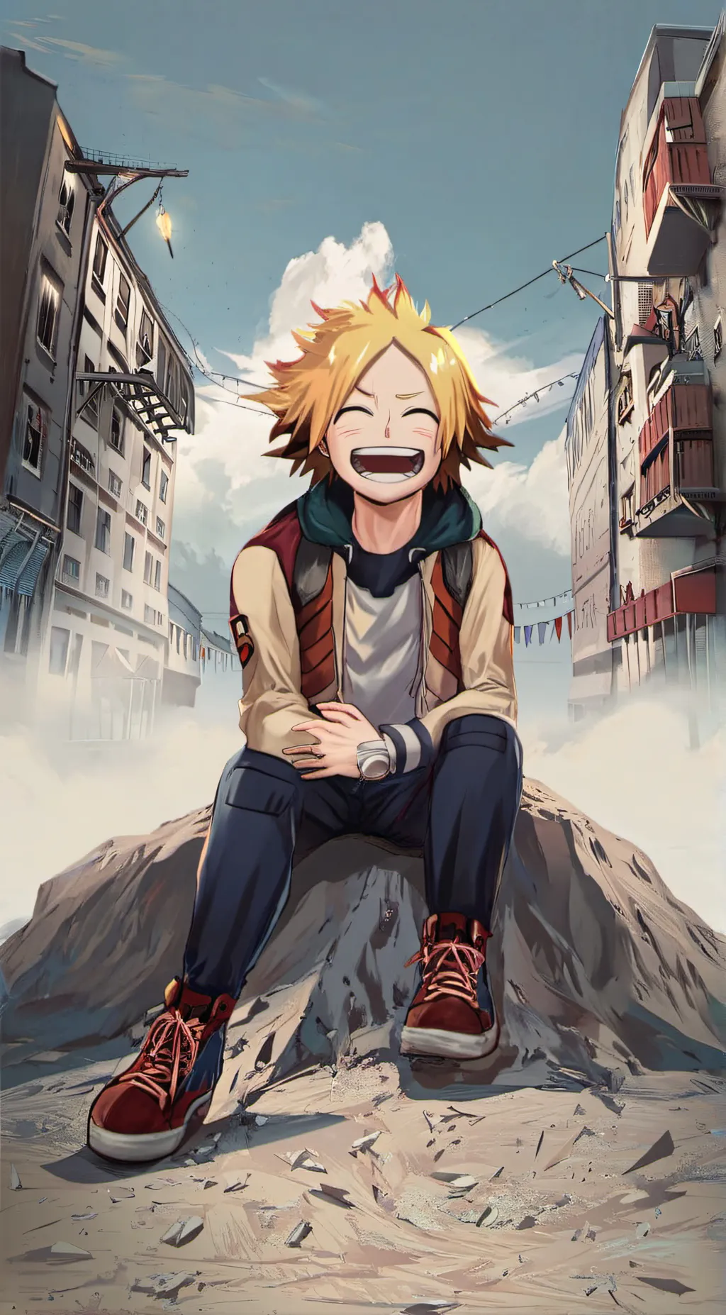ai character: denki  background