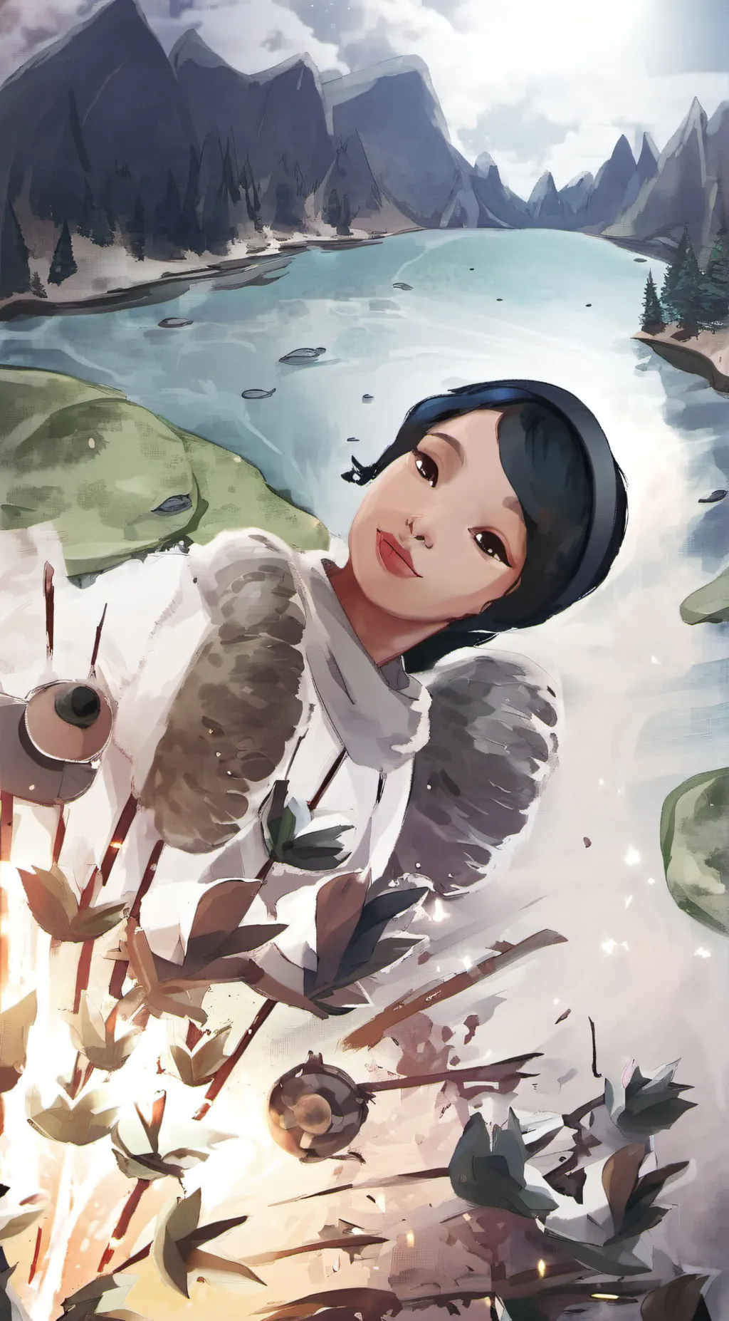 ai character: annie background