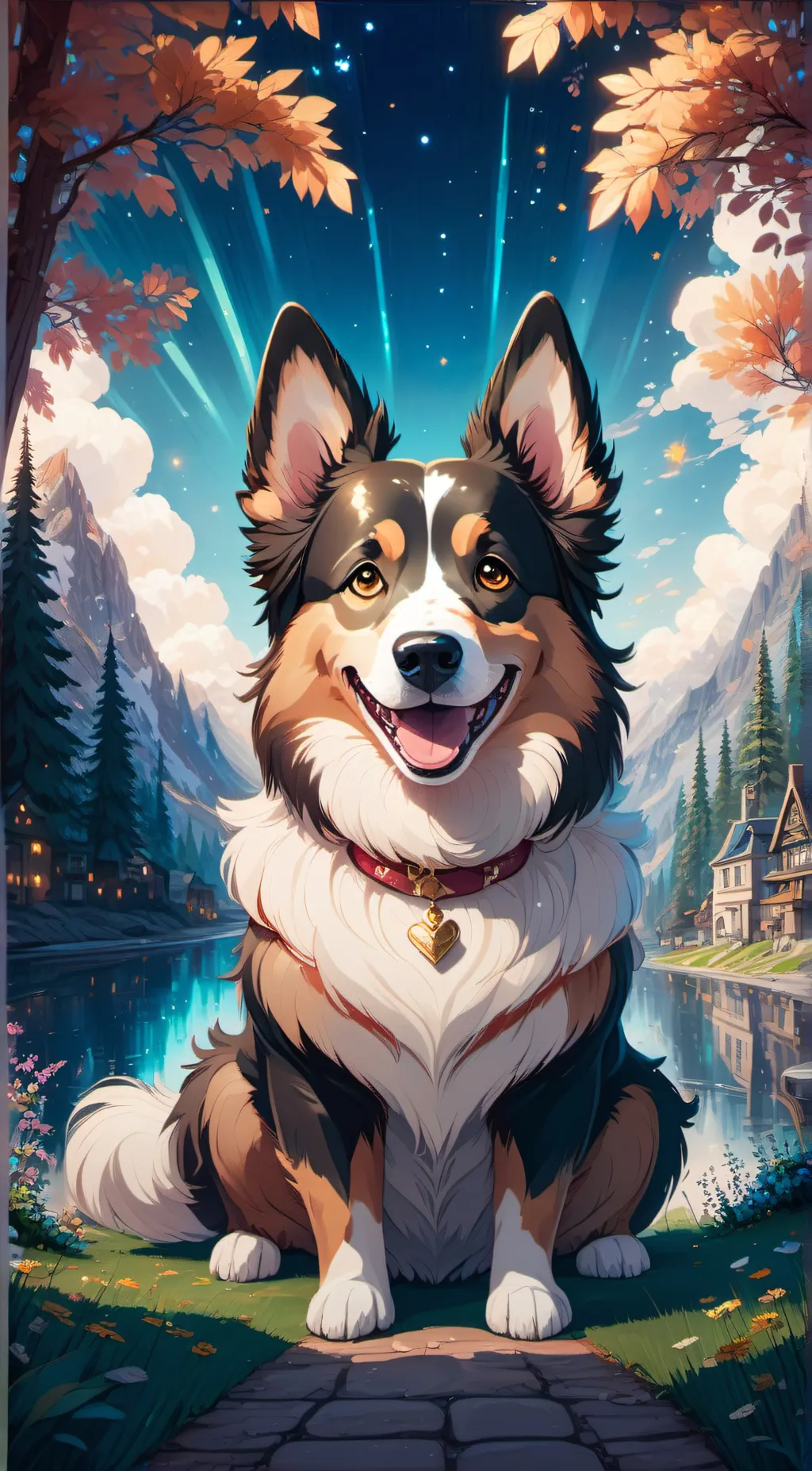 ai character: sparks background