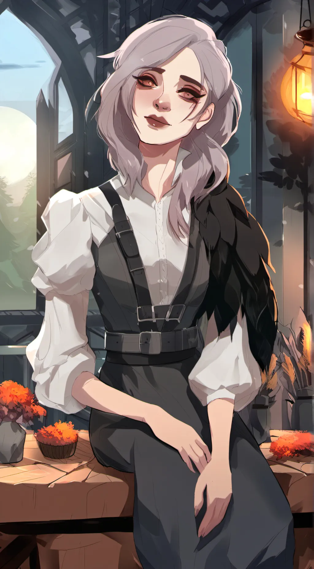 ai character: Ash background