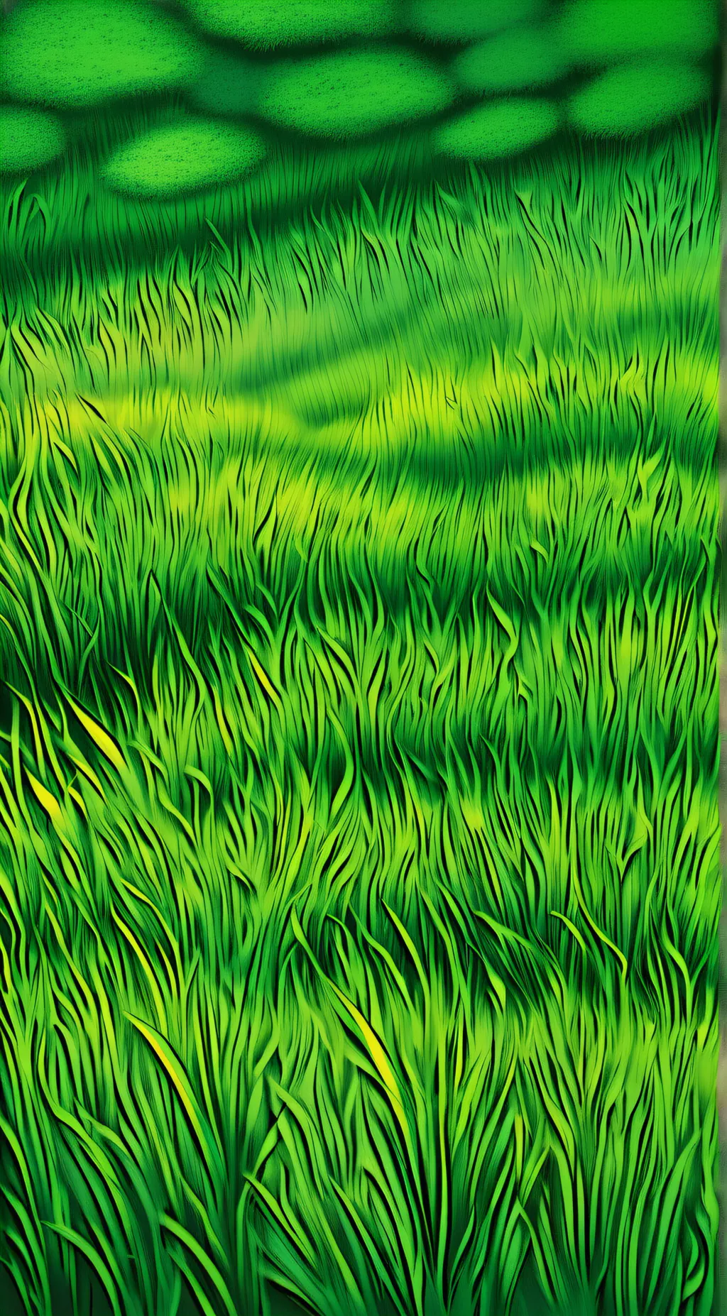 ai character: Grass background