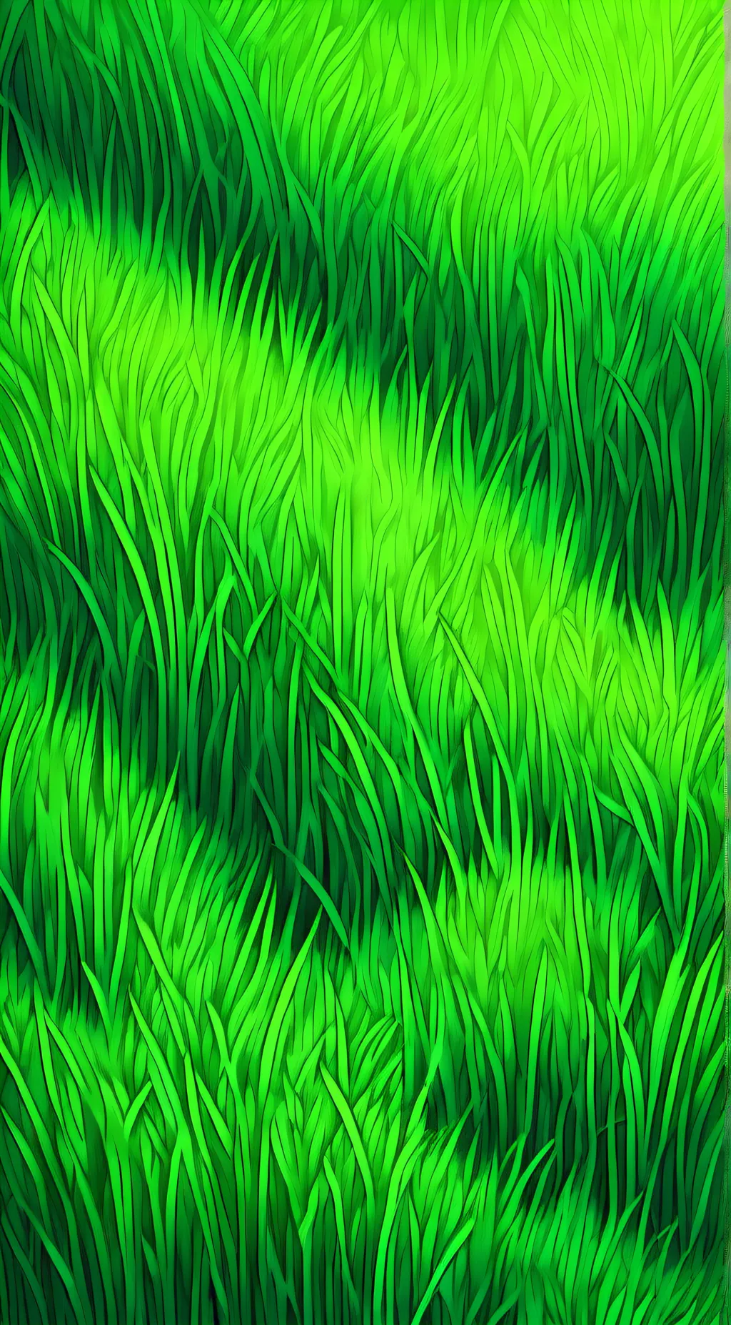 ai character: Grass background