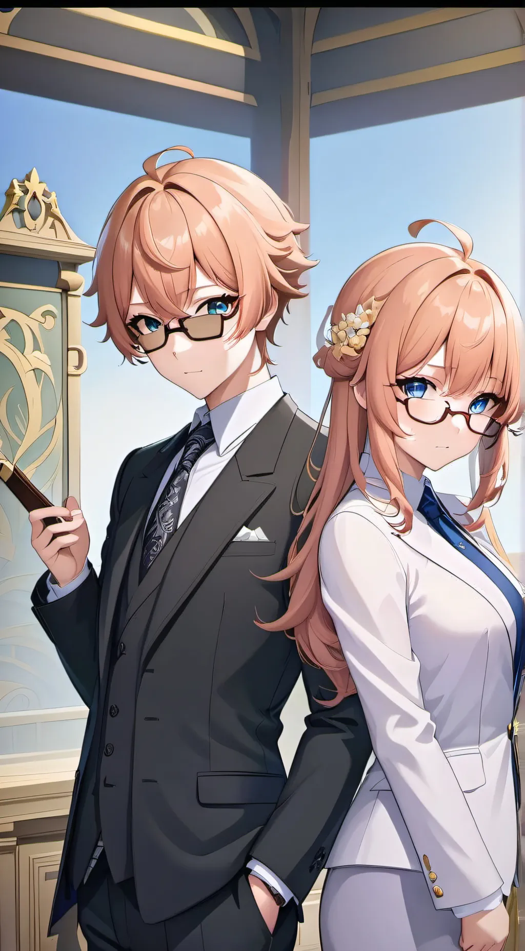 ai character: luke and his GF  background