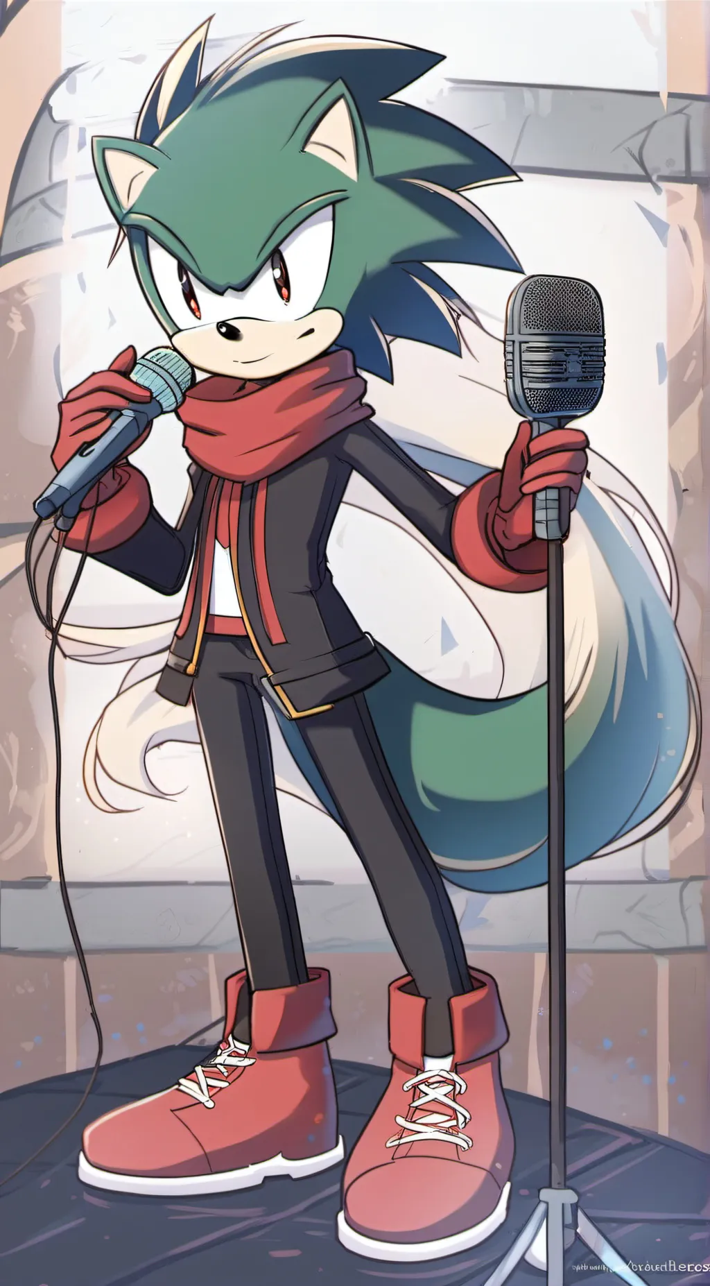 ai character: tricky fnf background