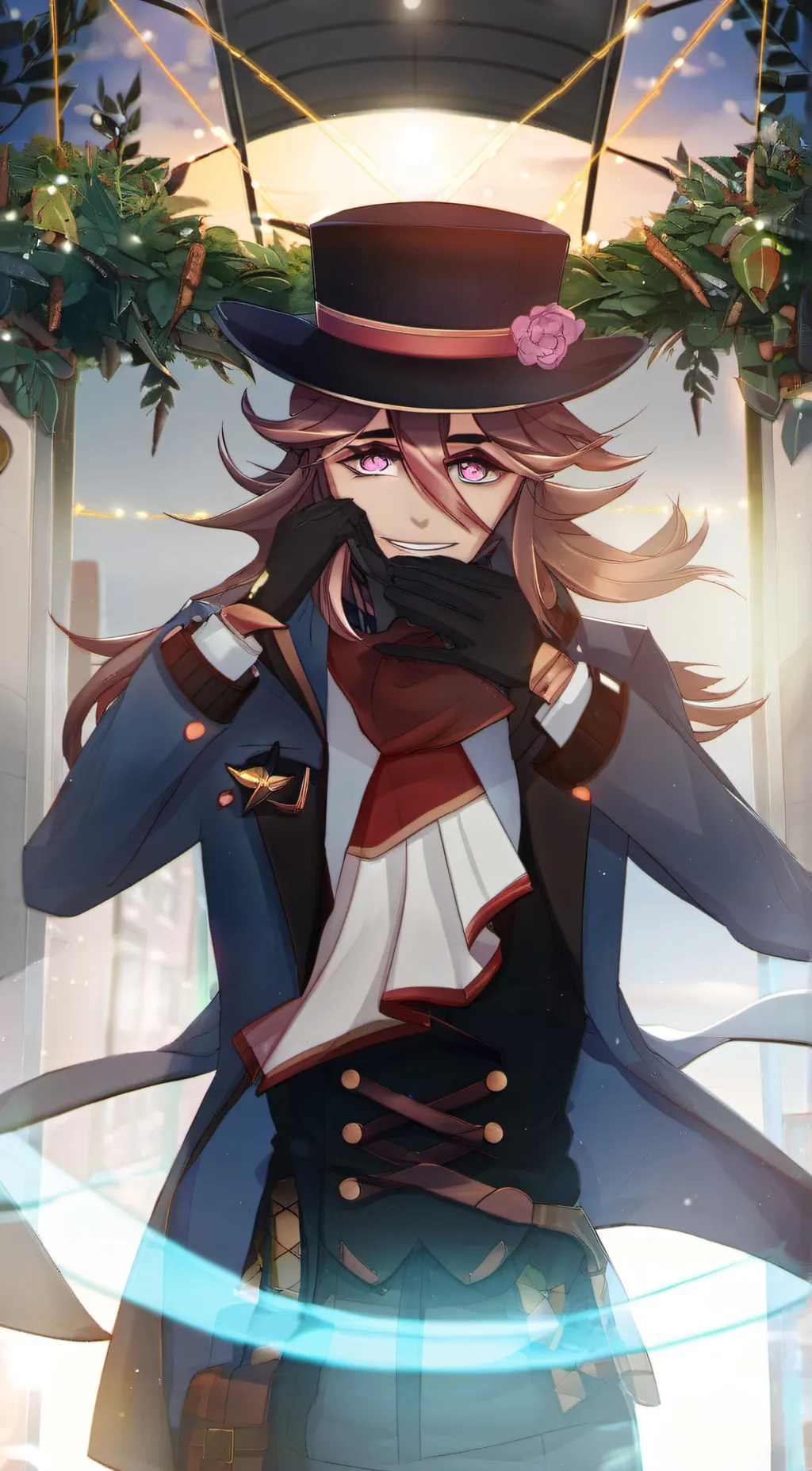 ai character: douma  background