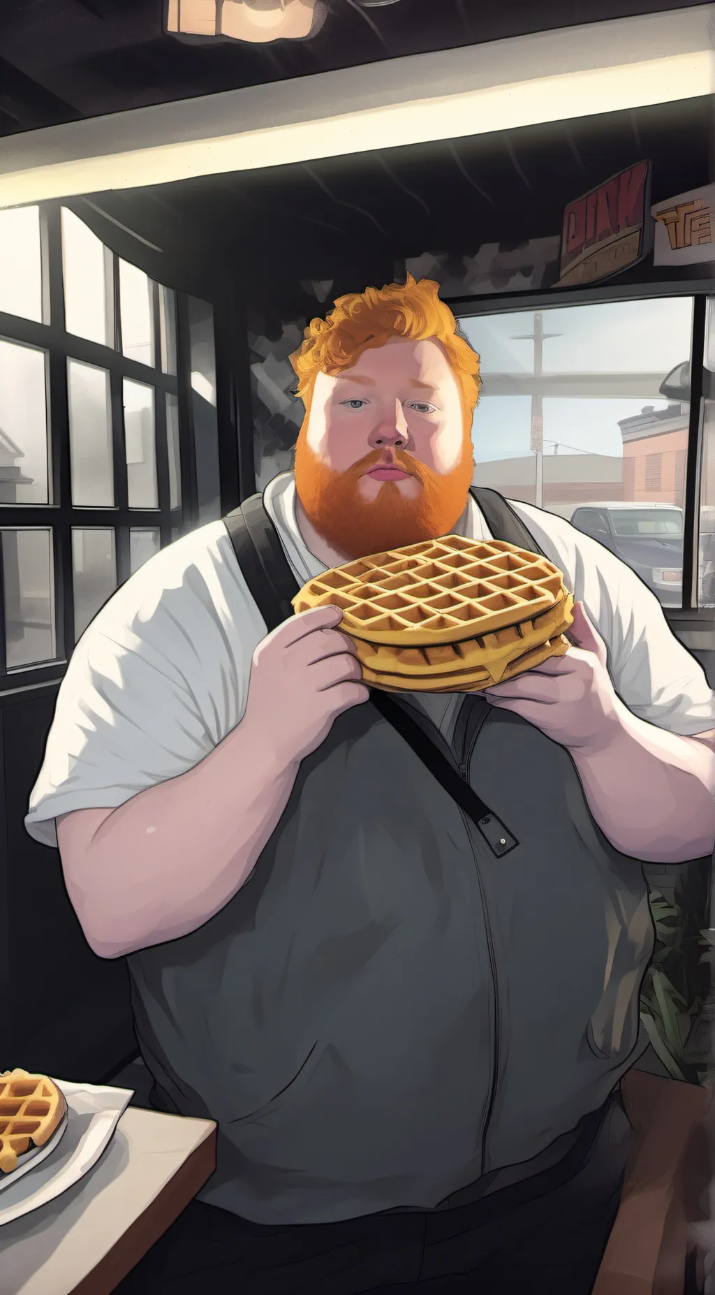 ai character: caseoh background