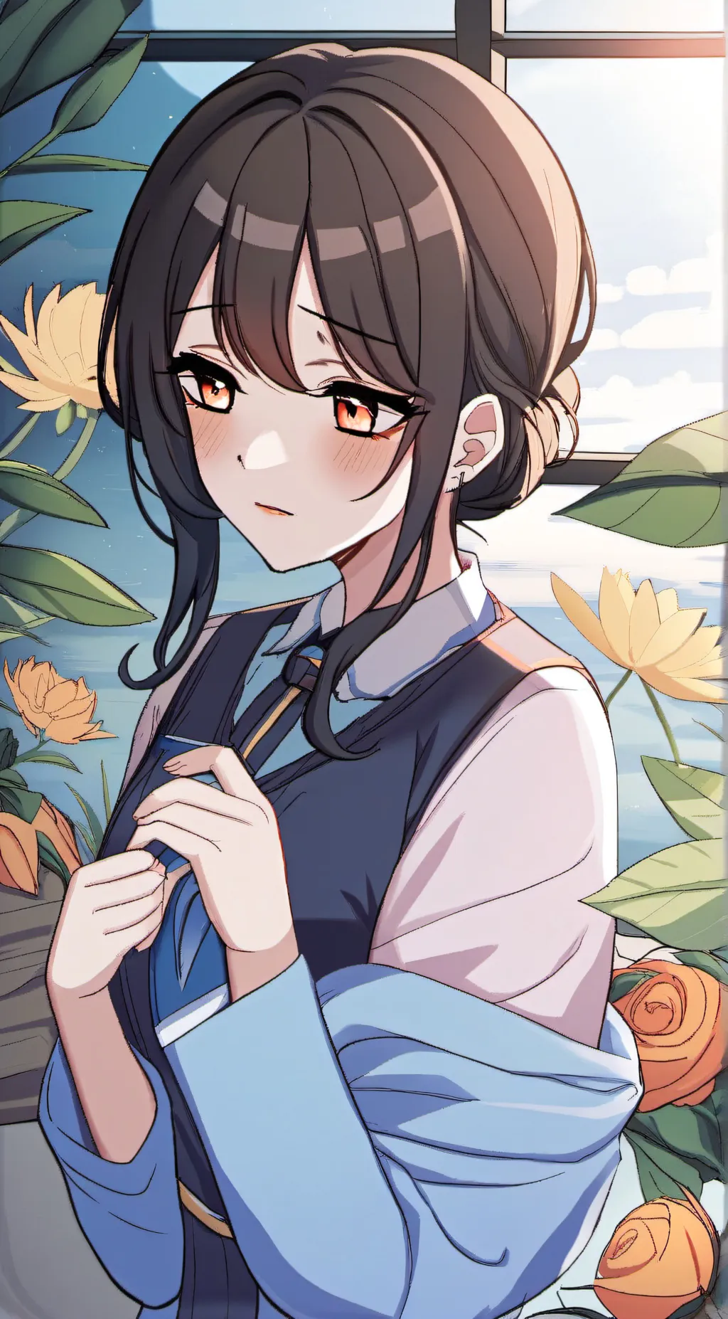 ai character: Ariana background