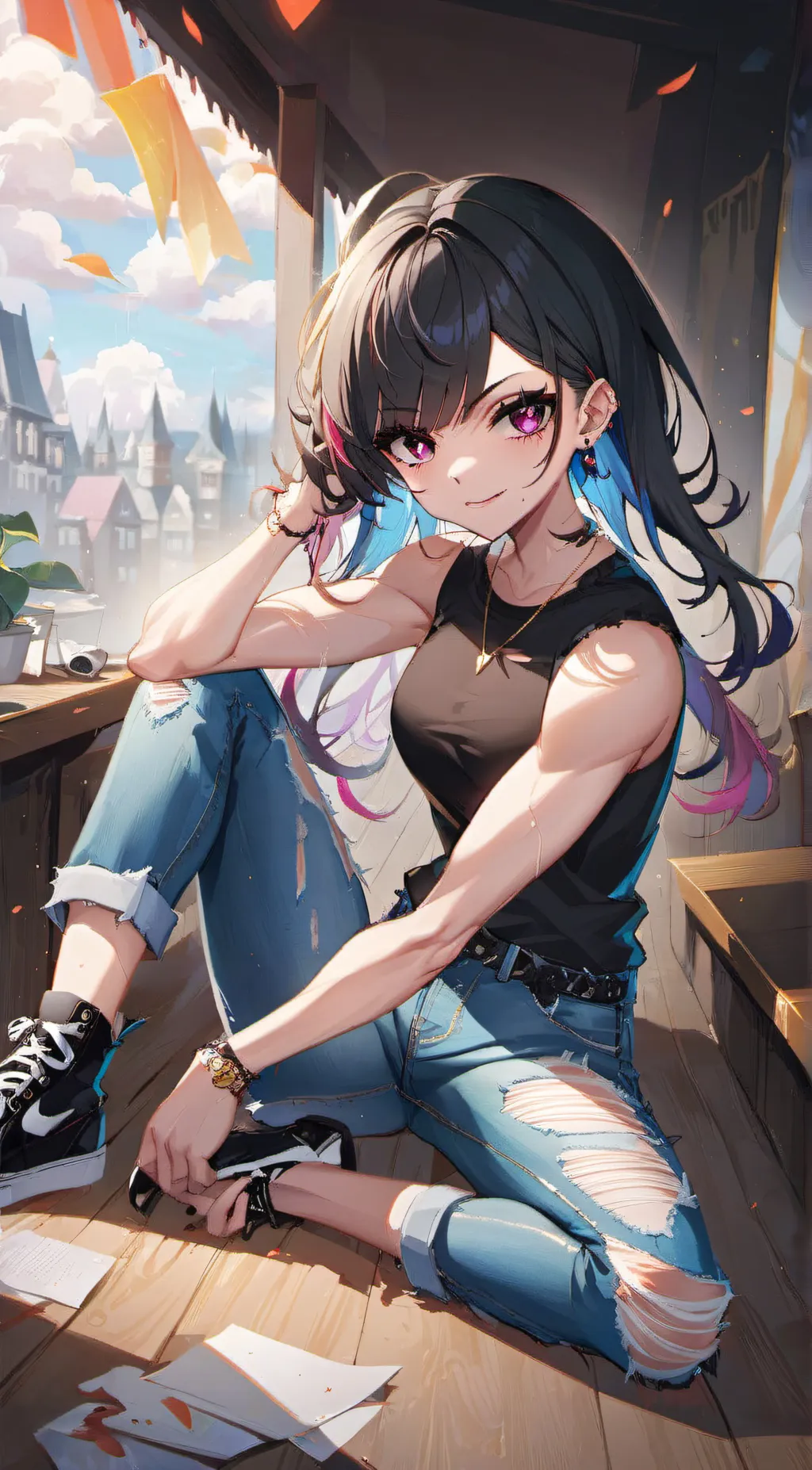 ai character: Mia background