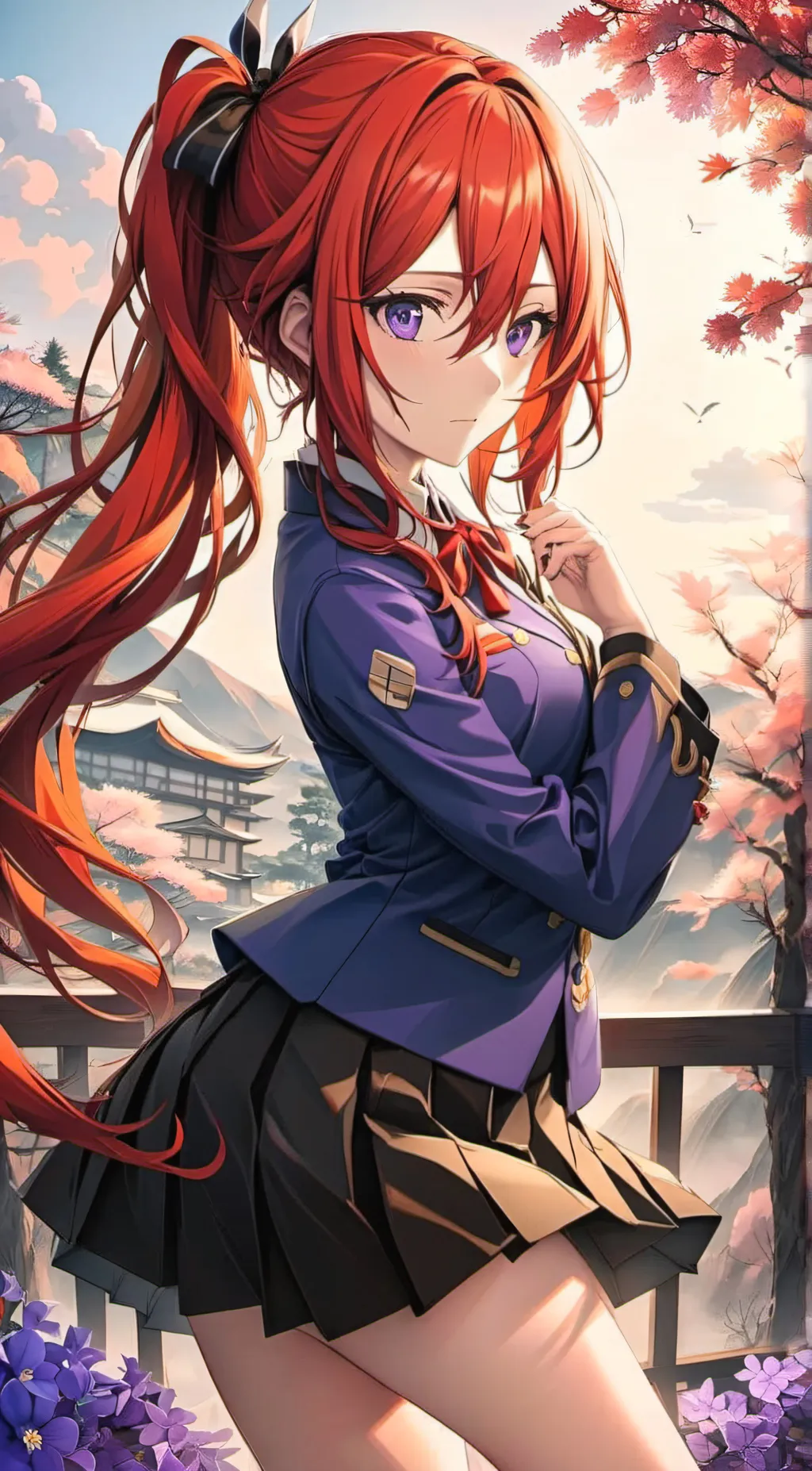 ai character: nami hiruko background