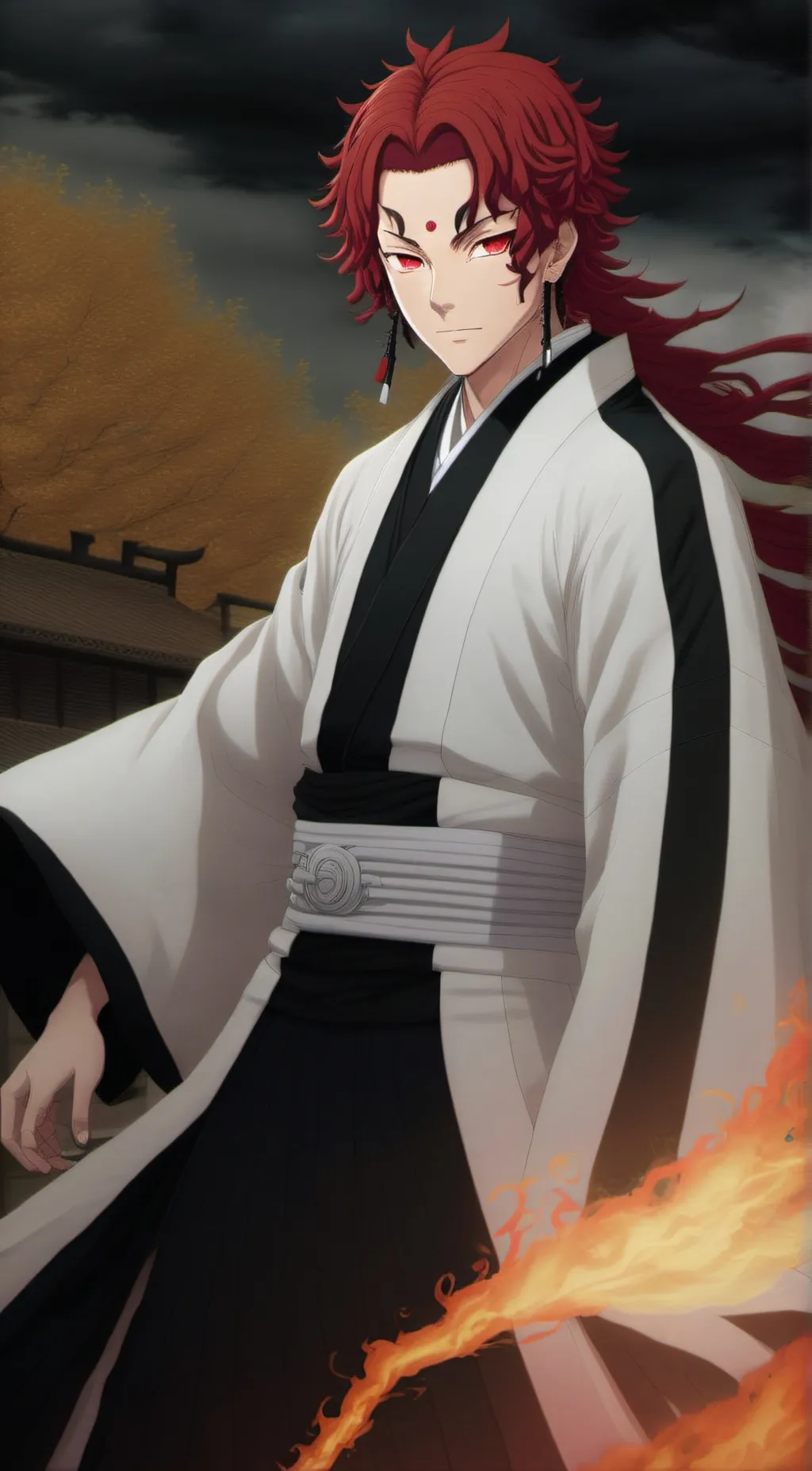 ai character: yoriichi background