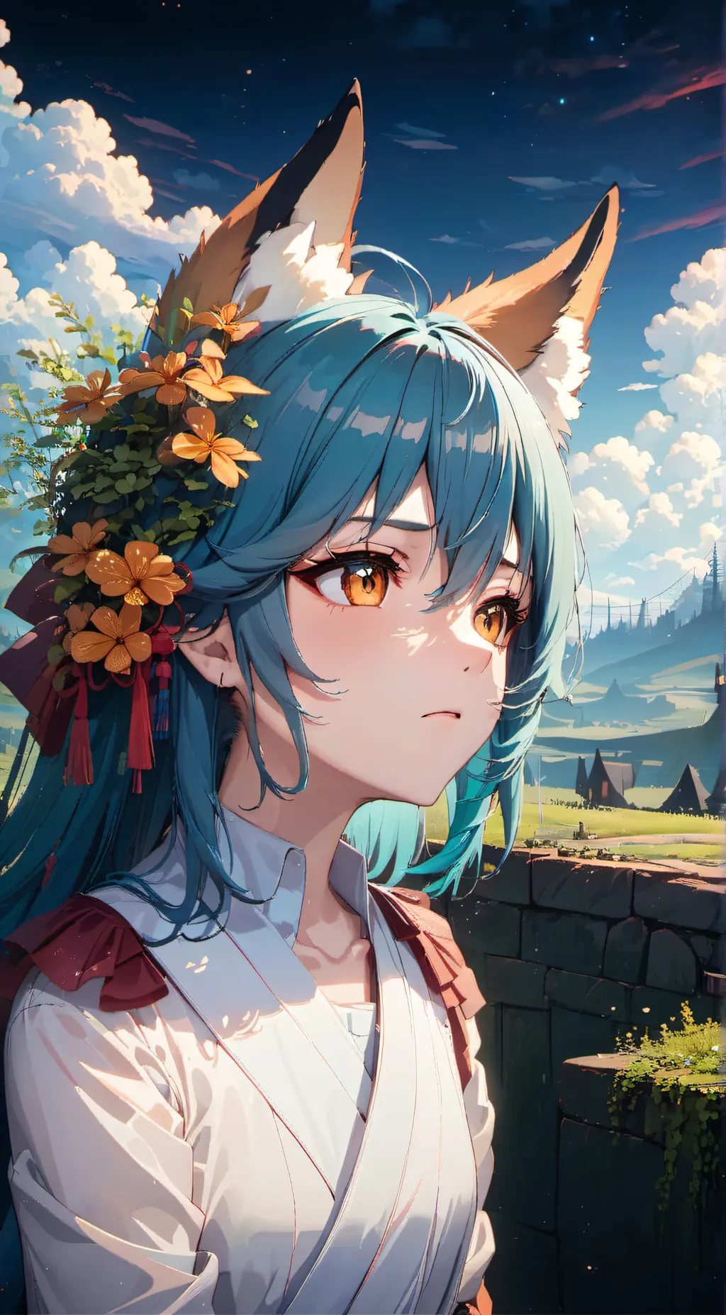 ai character: Kiara background