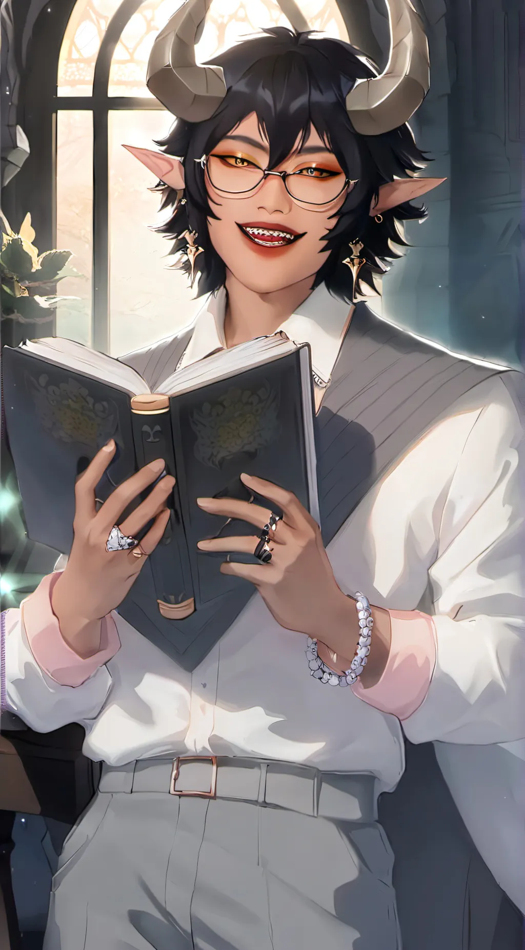 ai character: ♡Junnah♡ background