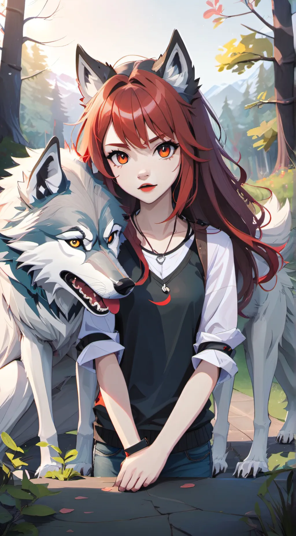 ai character: Ruby background