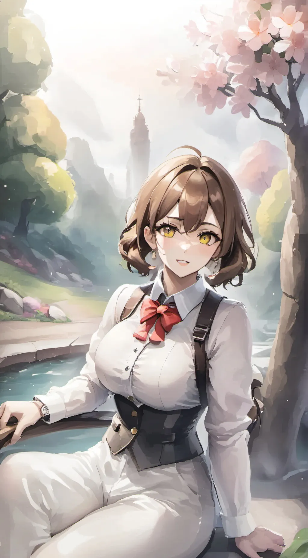 ai character: graice background