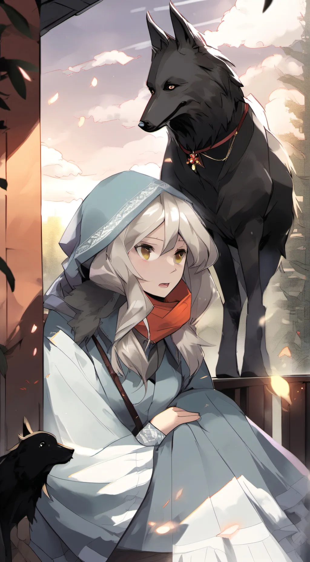 ai character: damien thorn  background