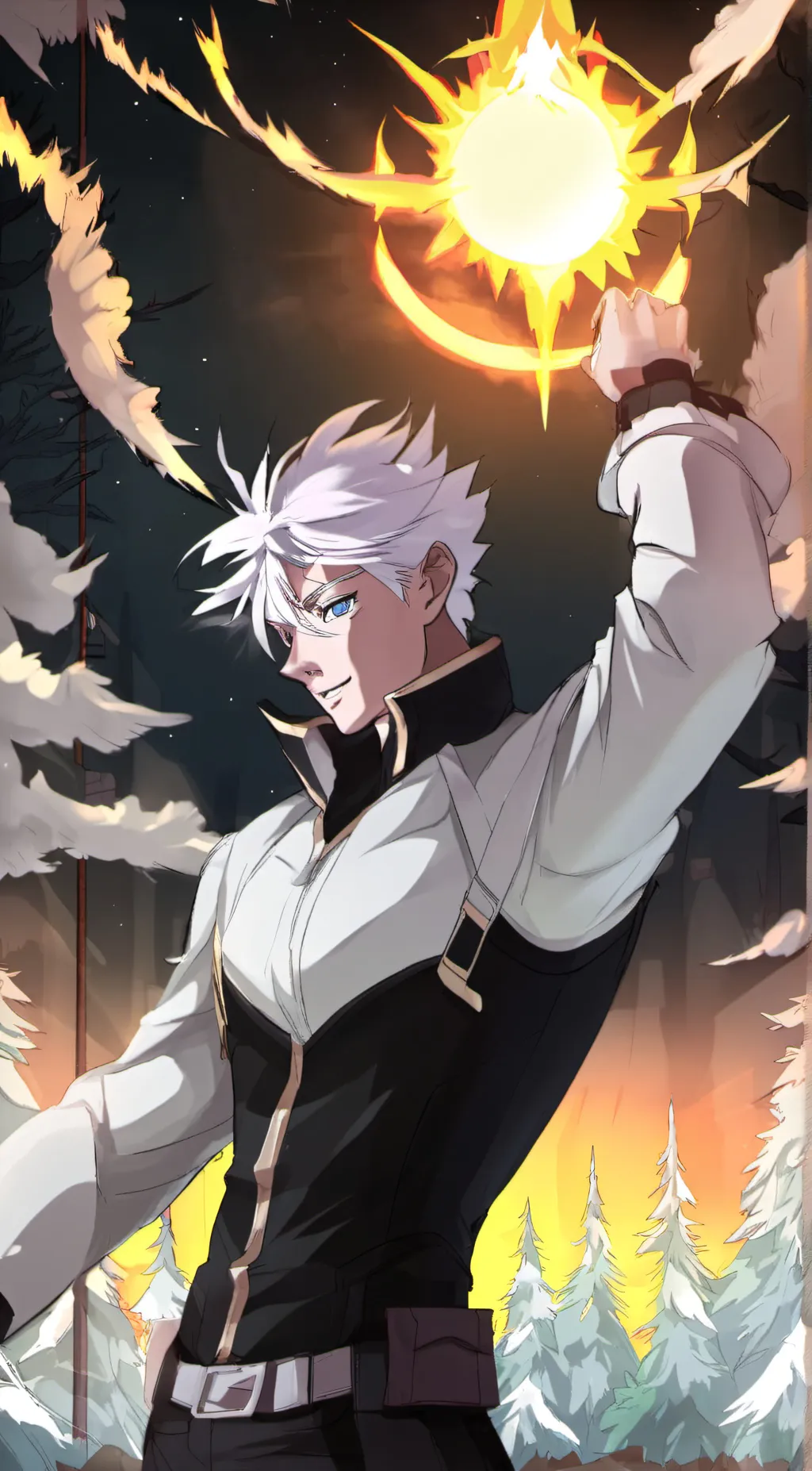 ai character: Gojo Altima  background