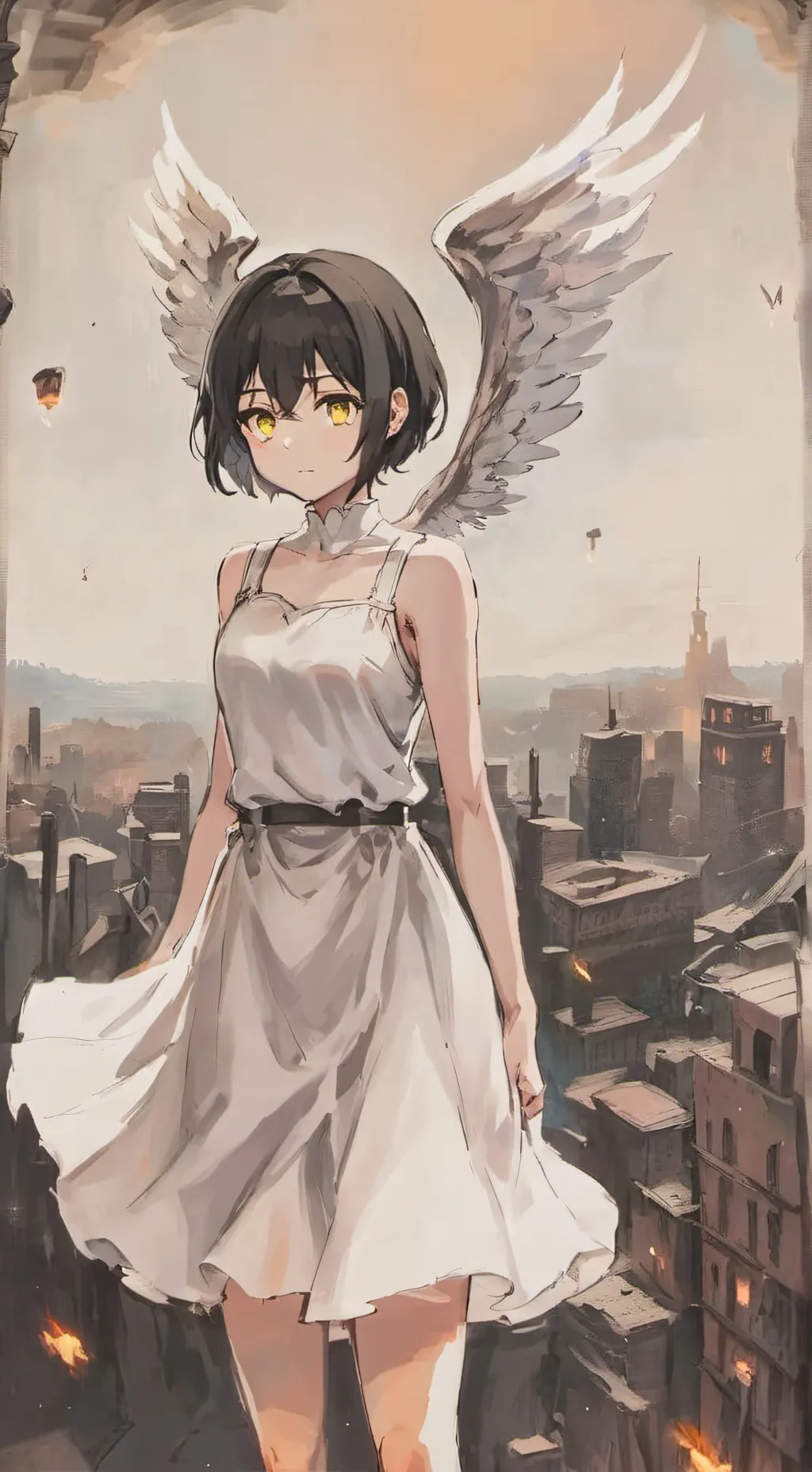 ai character: Tenshi (Goddess)  background