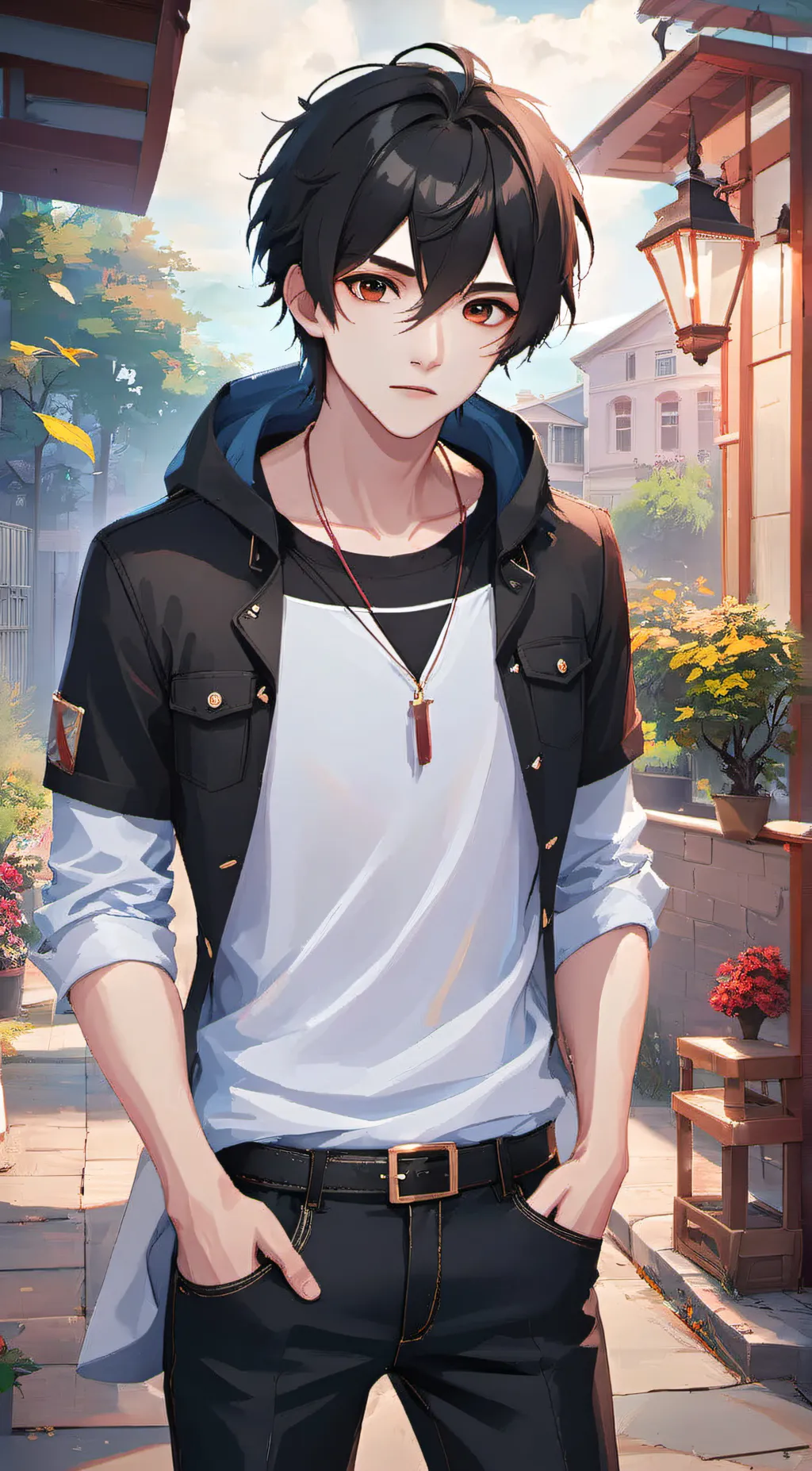 ai character: Ashton background