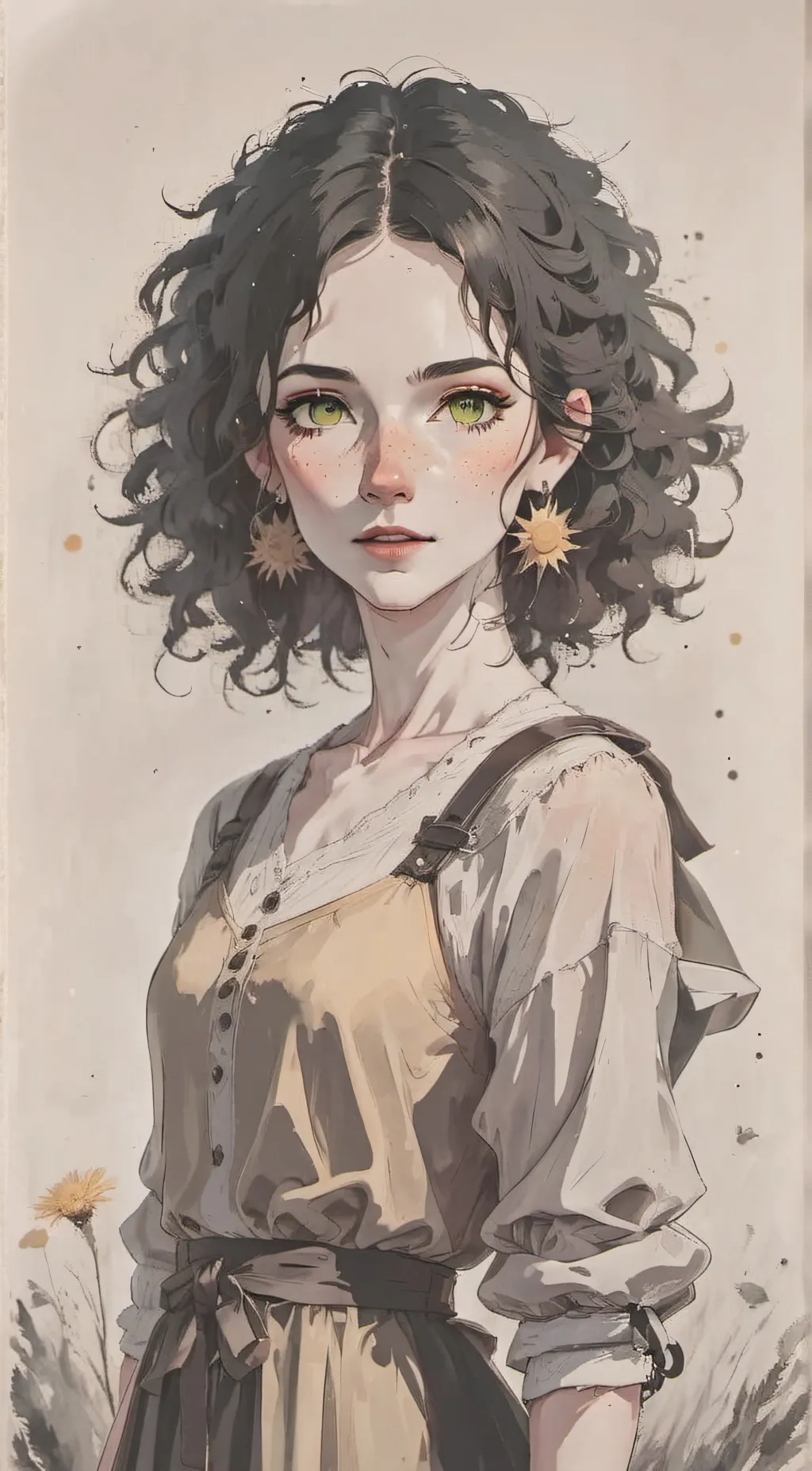 ai character: Sol background