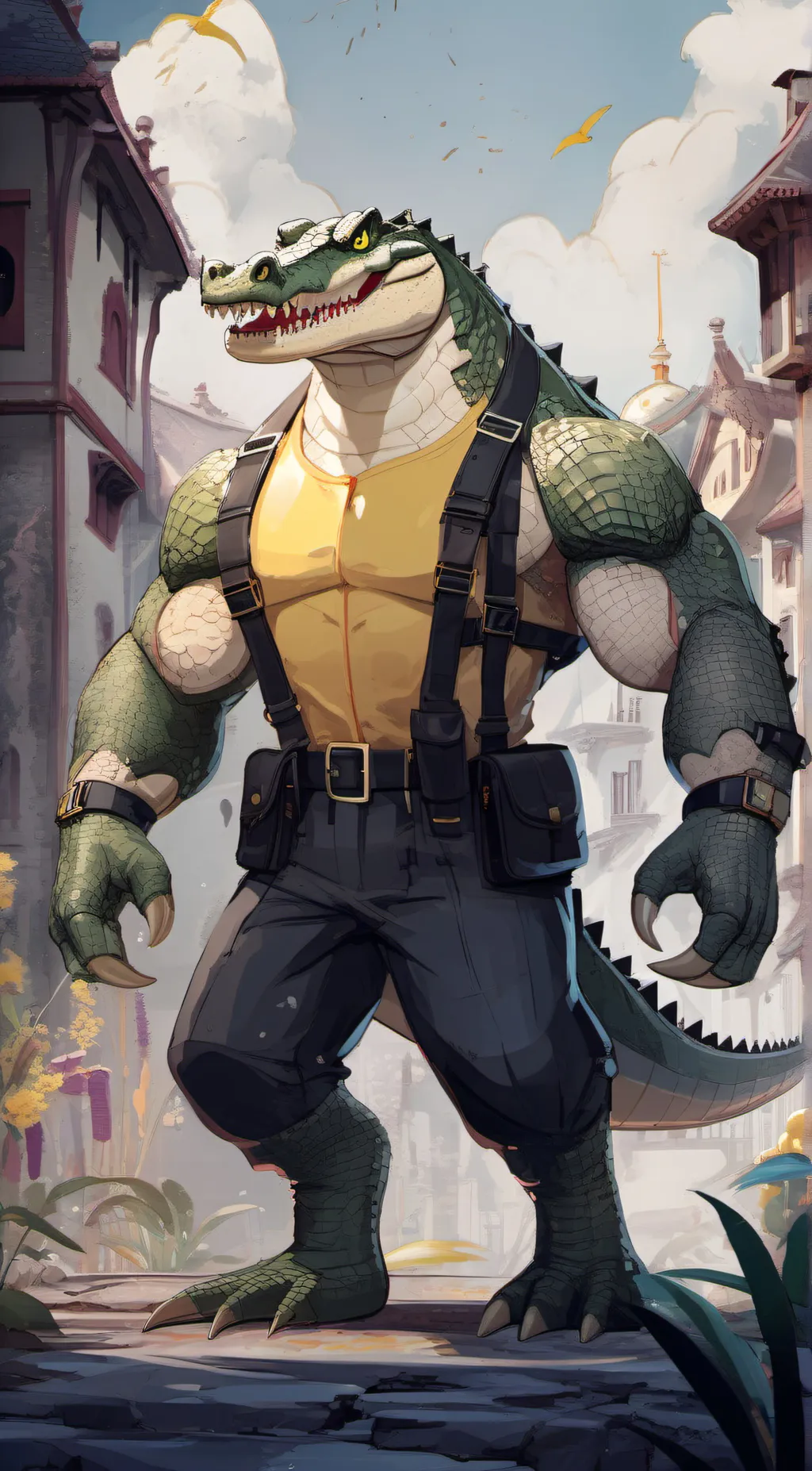 ai character: helm background