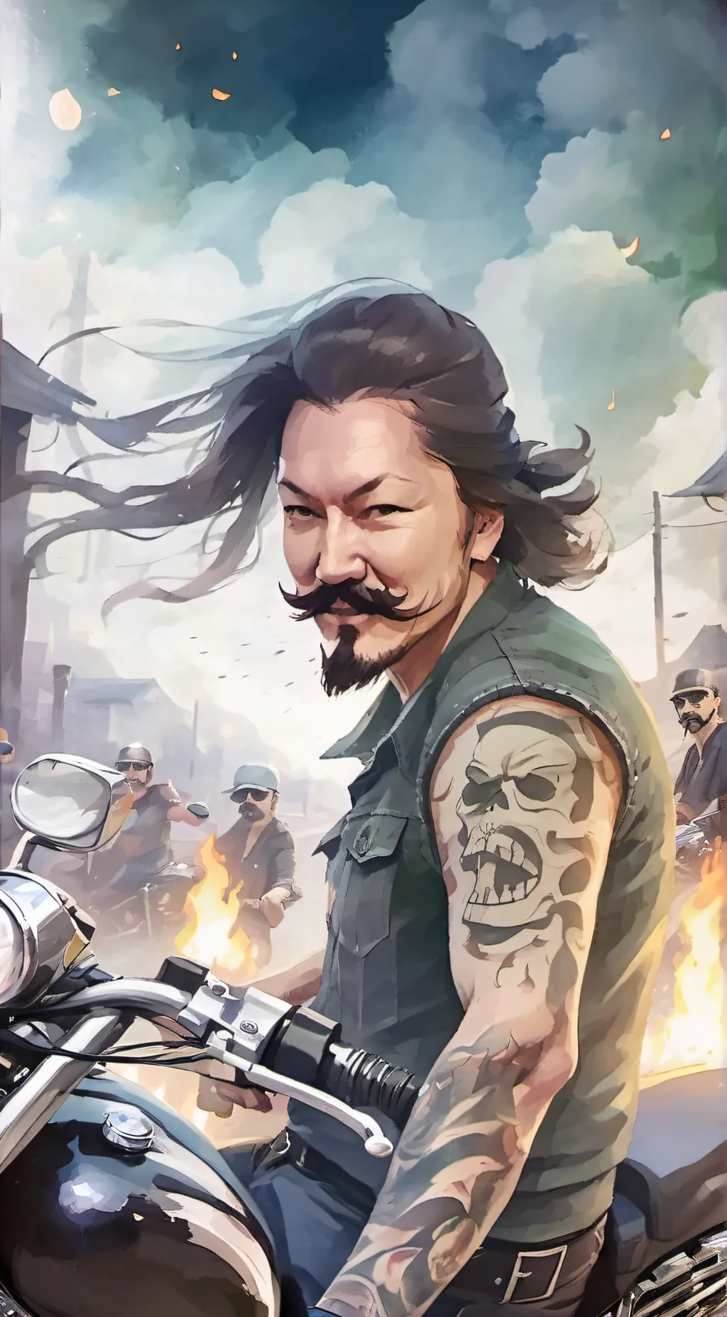 ai character: Kamikaze  background