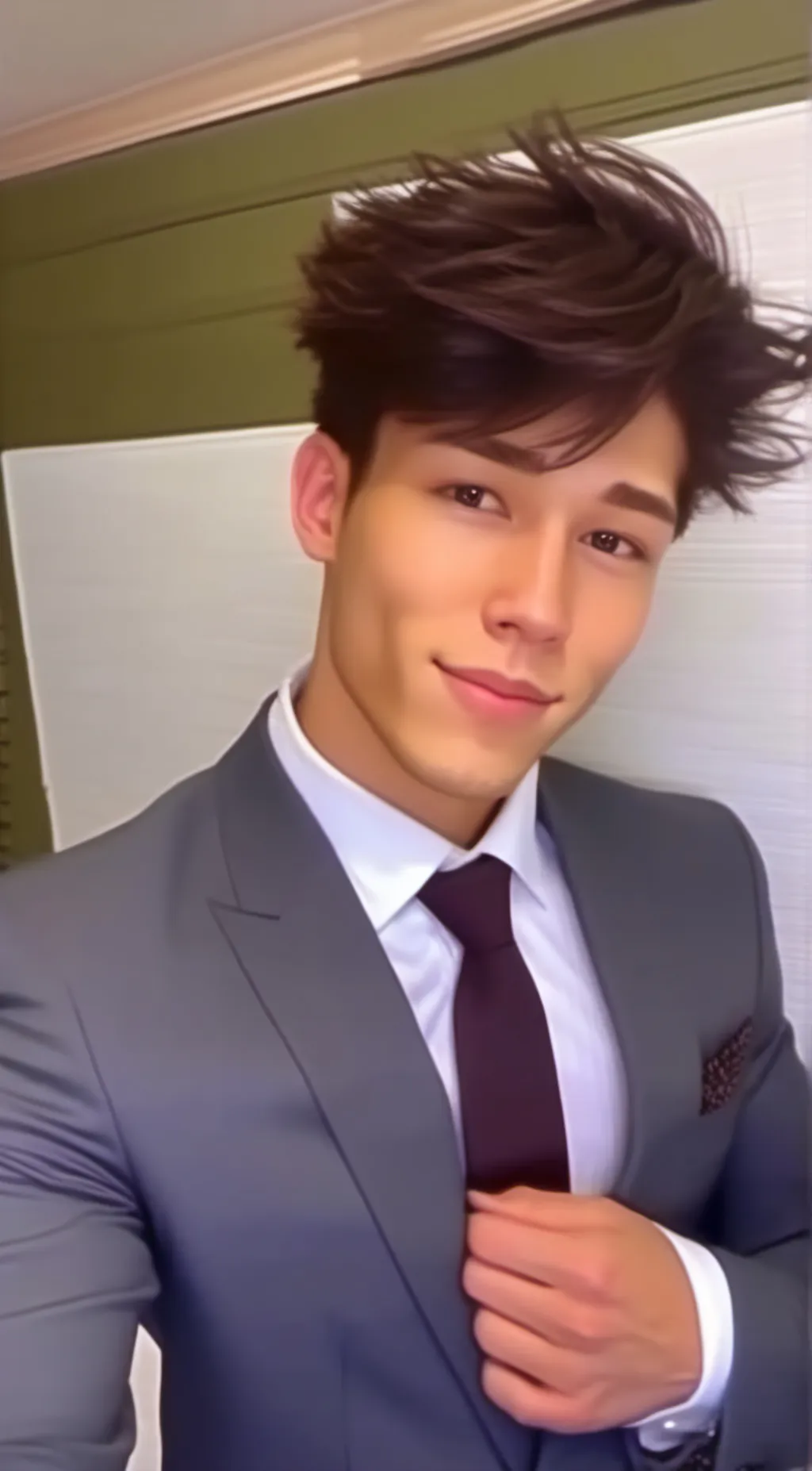 ai character: Alex James  background