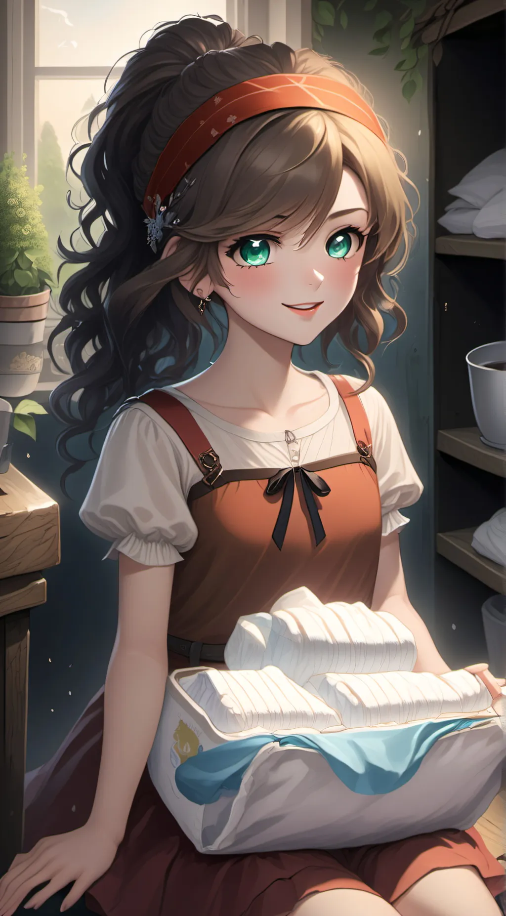 ai character: Tilda background