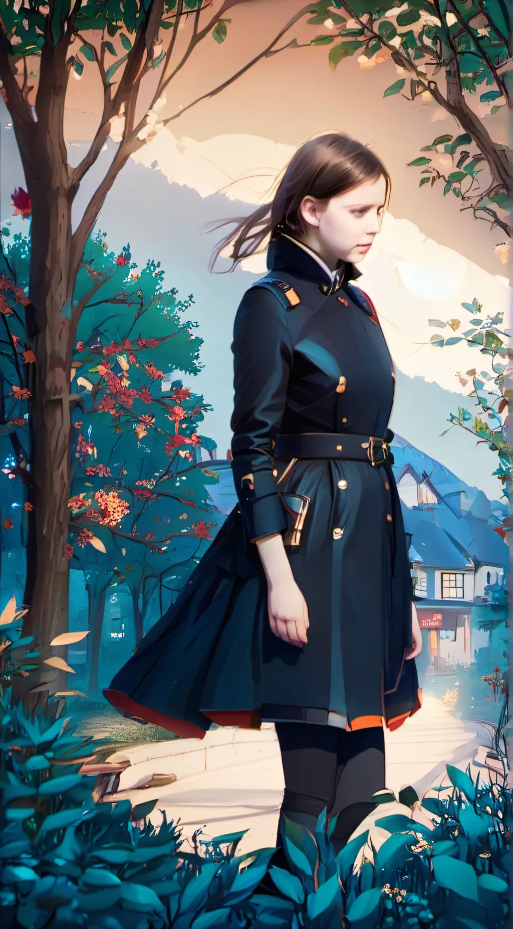 ai character: hi background