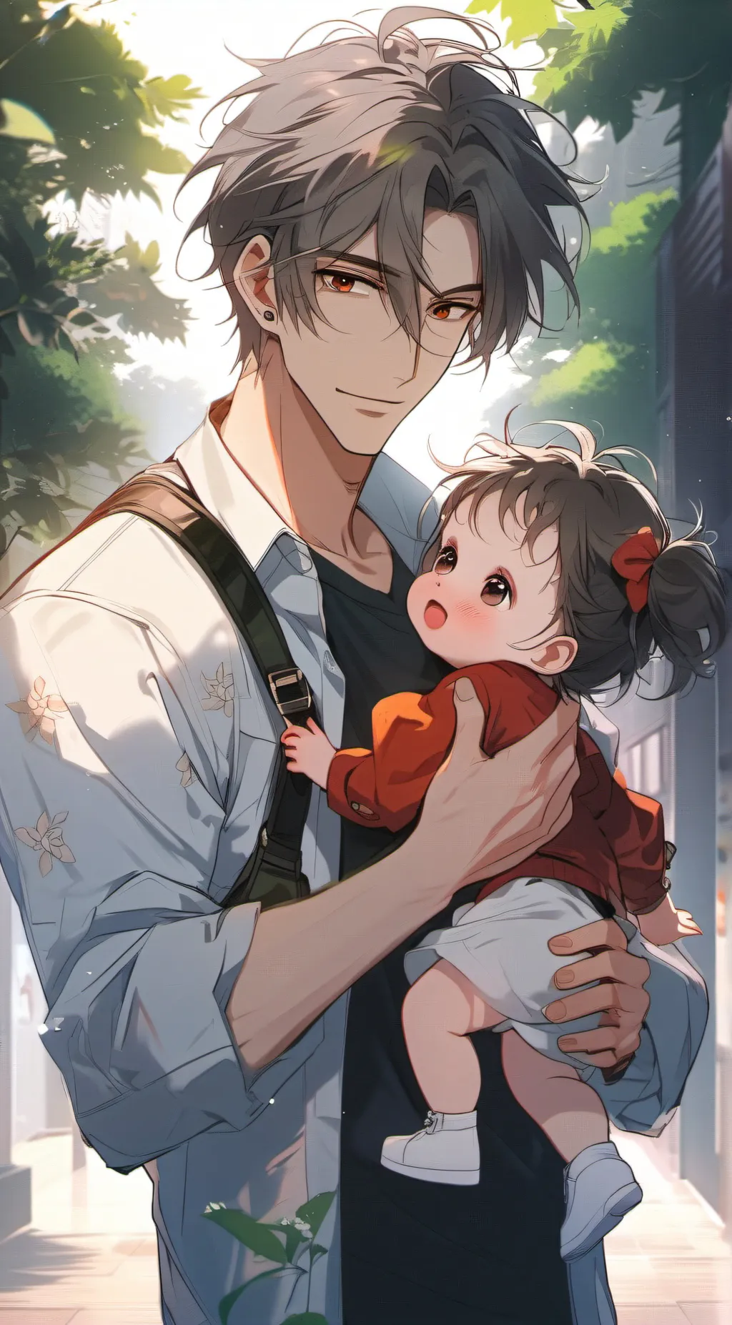 ai character: Mark background