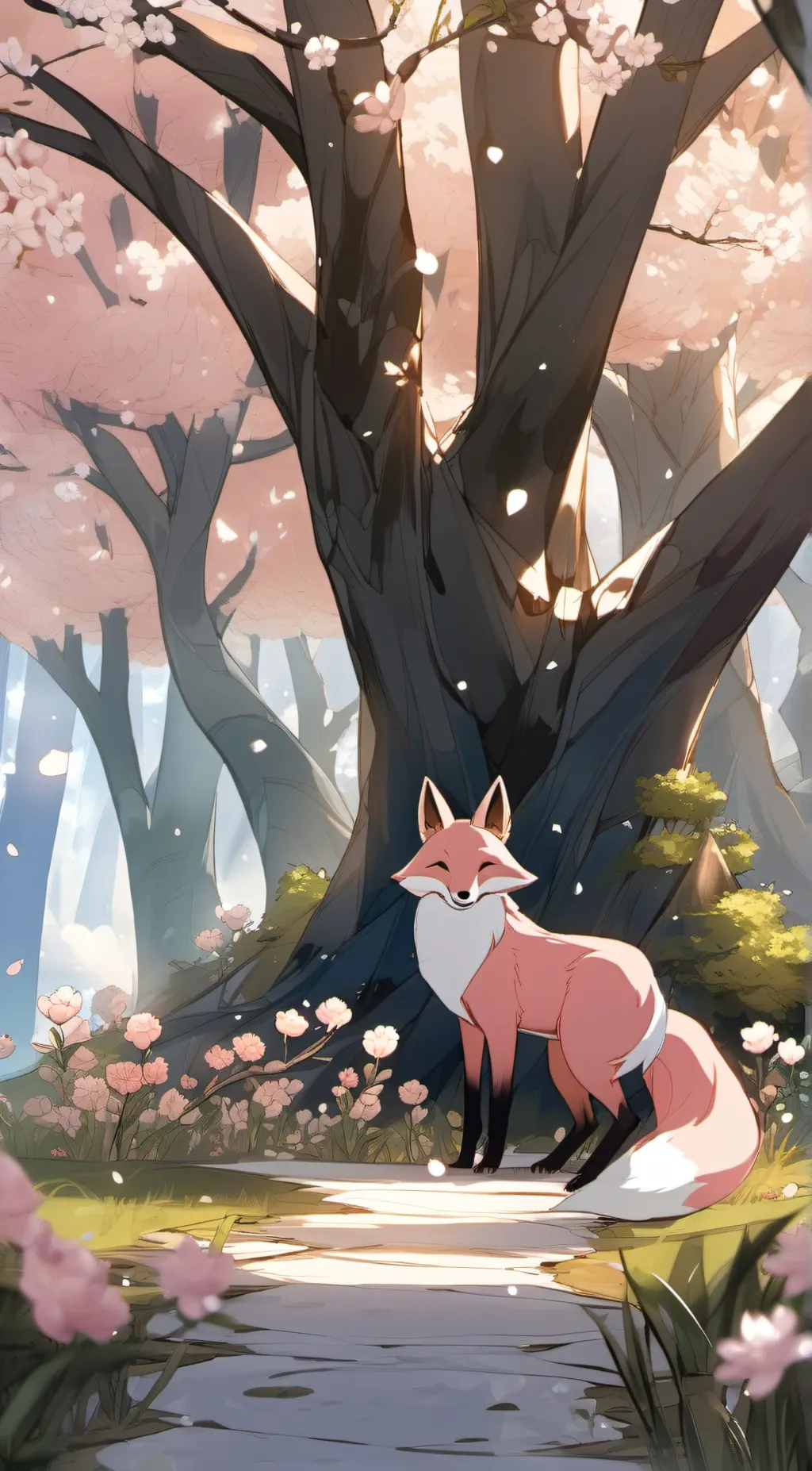 ai character: Blossom 🌸  background