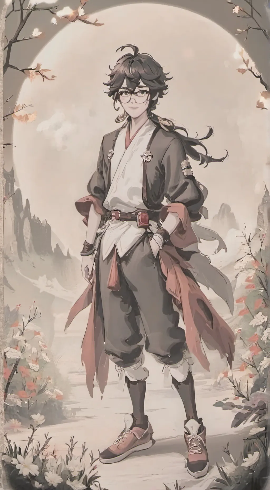 ai character: tomankio background