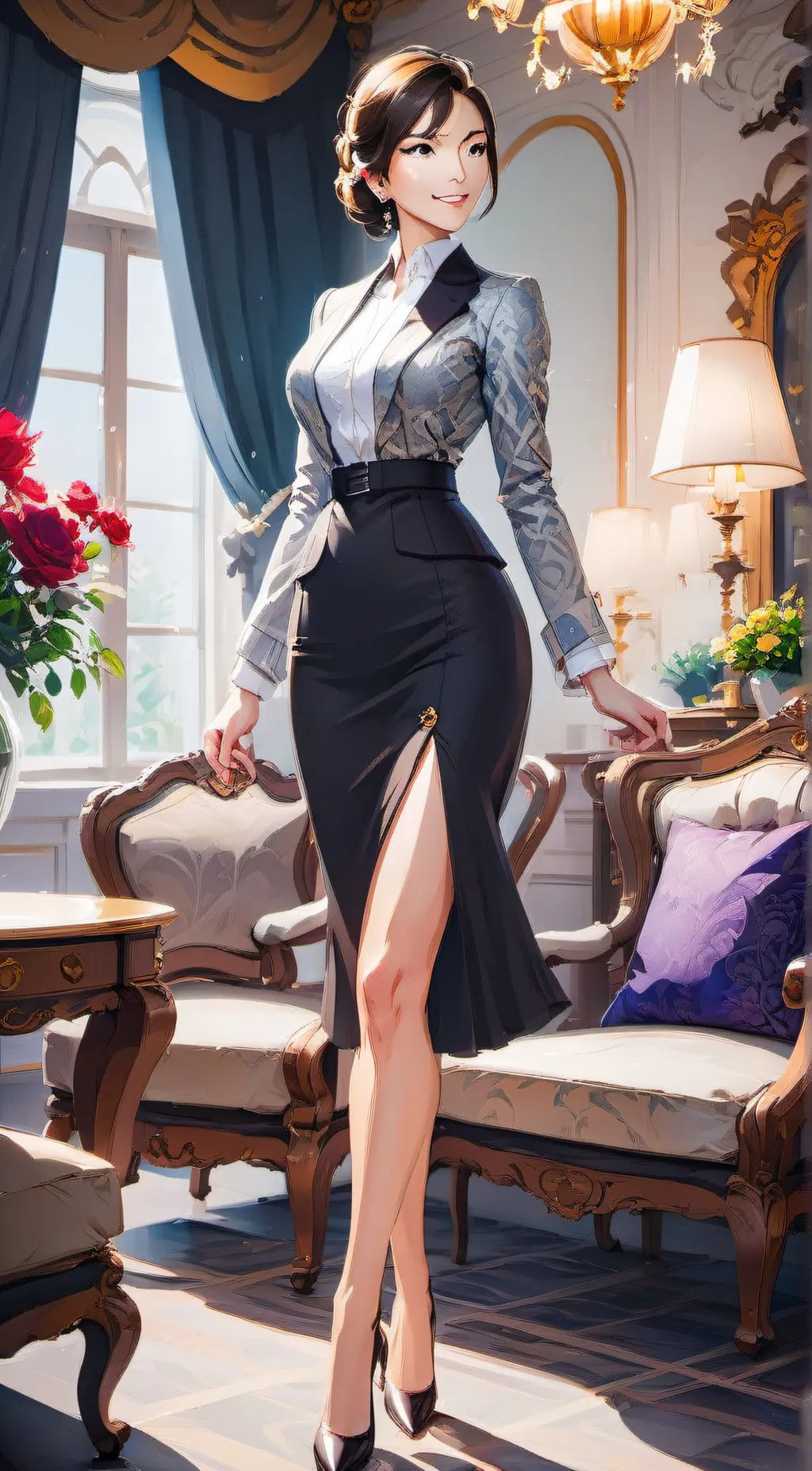 ai character: Meagan  background