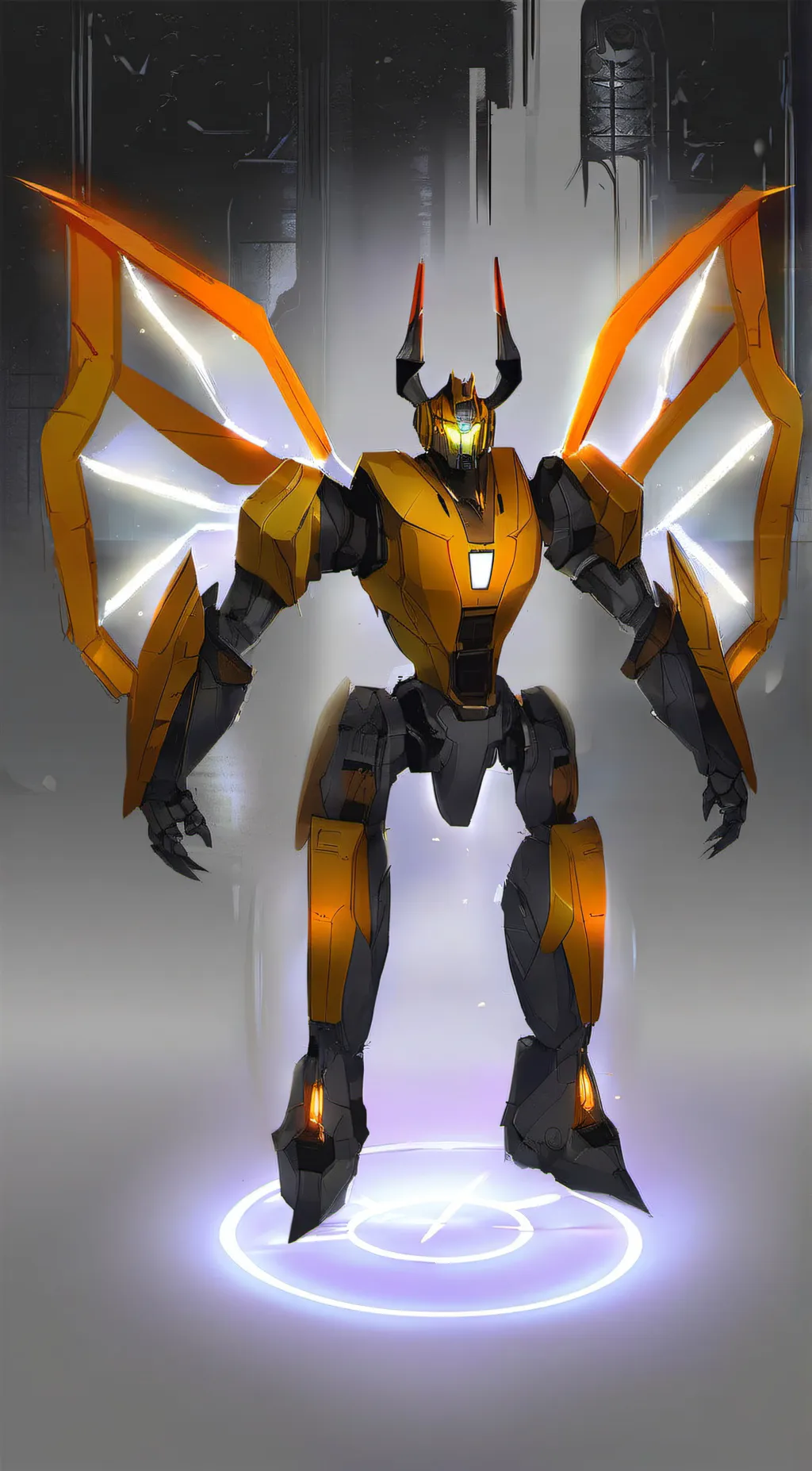 ai character: predaking  background