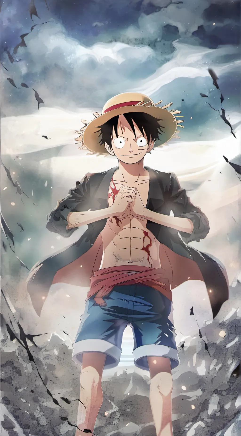 ai character: Luffy background