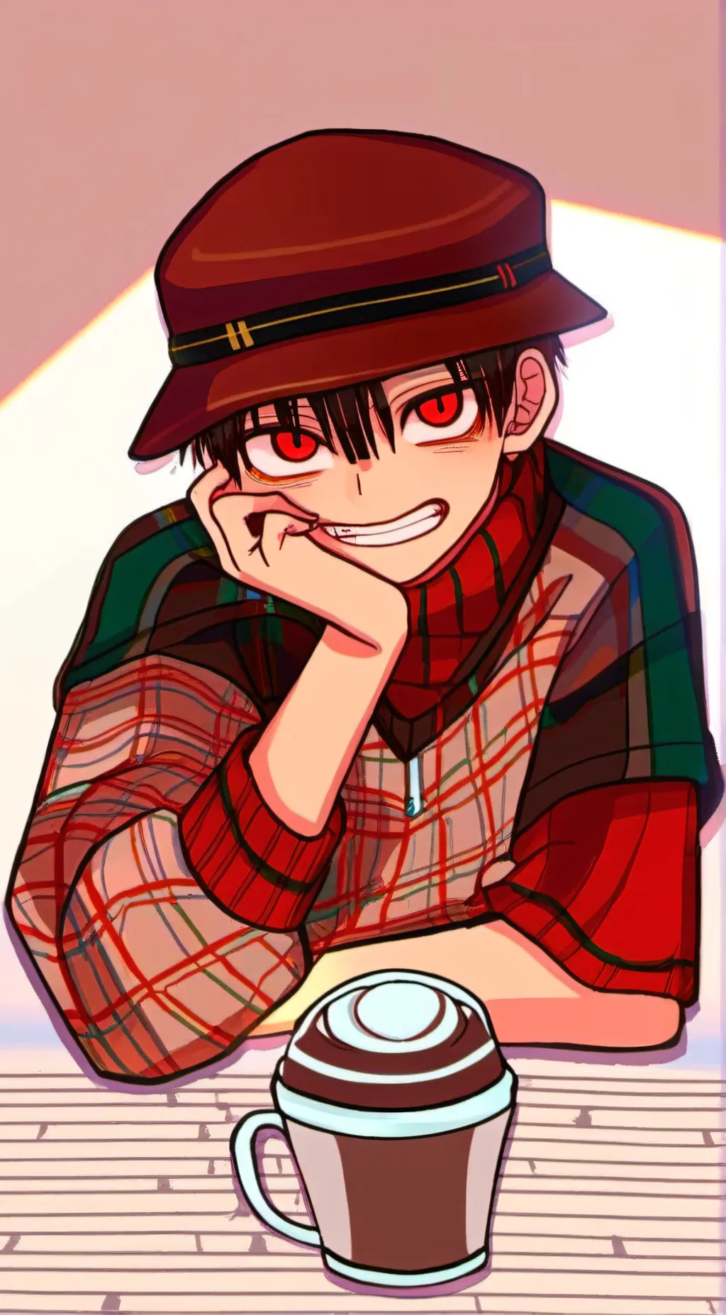 ai character: Hanako background