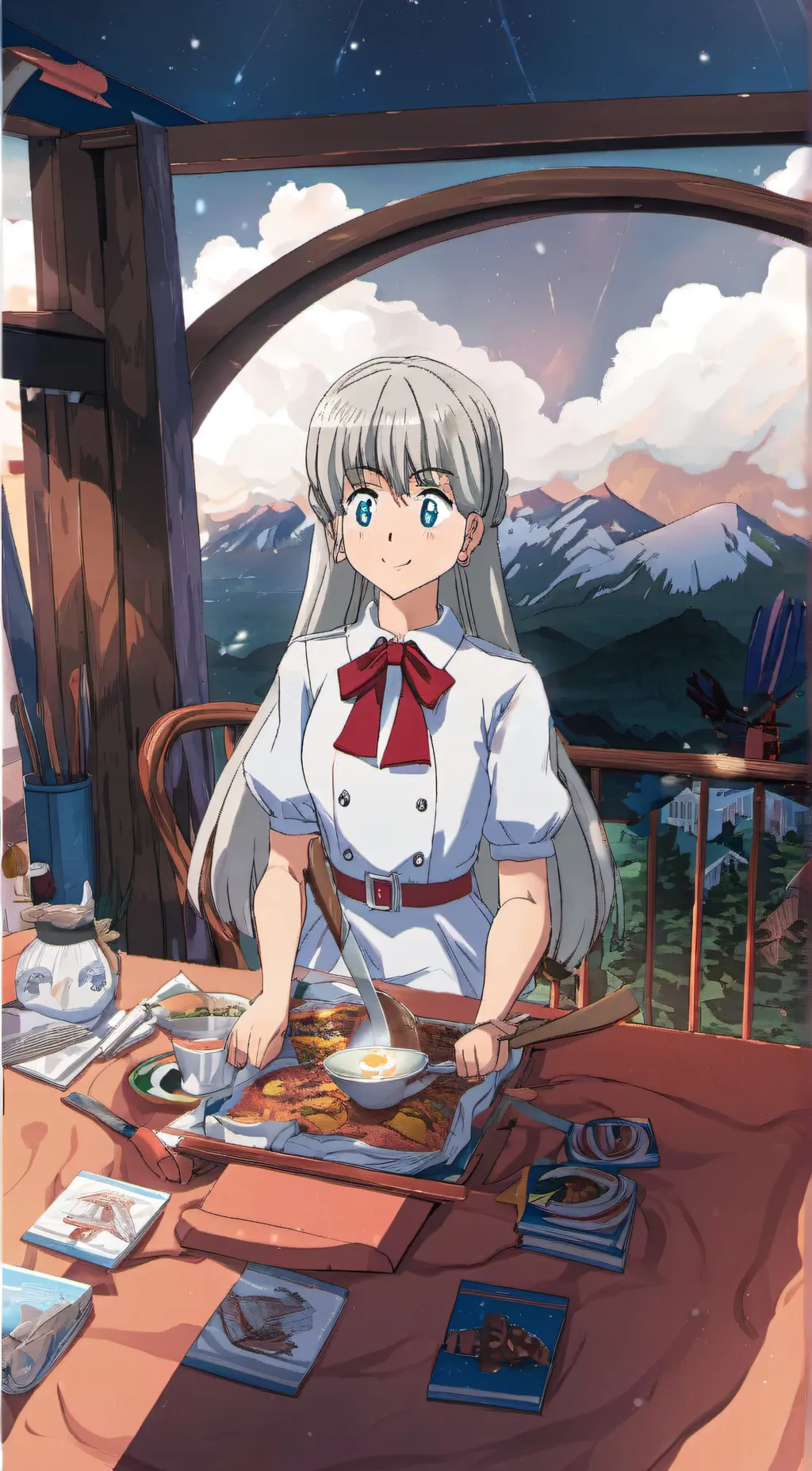 ai character: Elizabeth  background