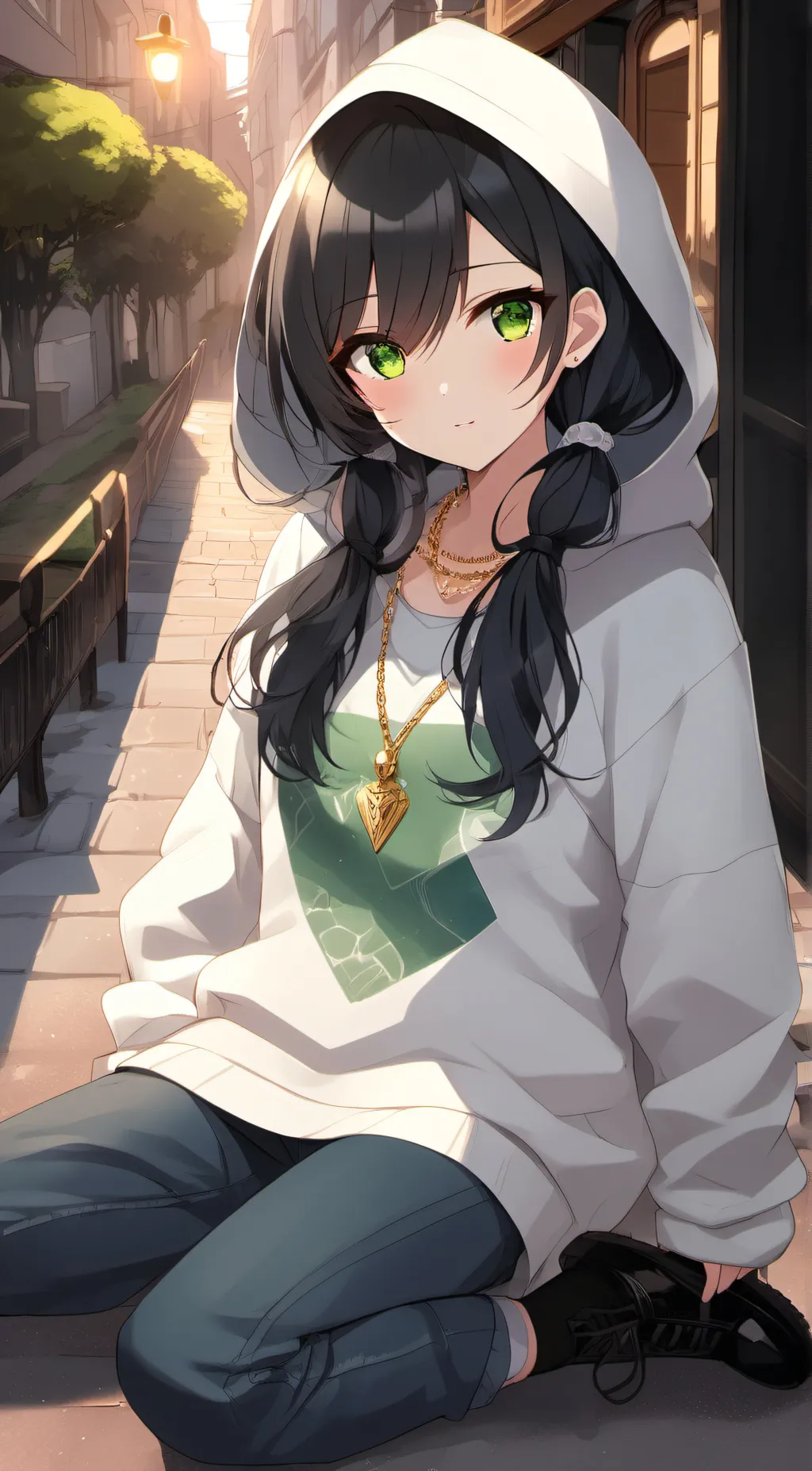 ai character: velvet  background