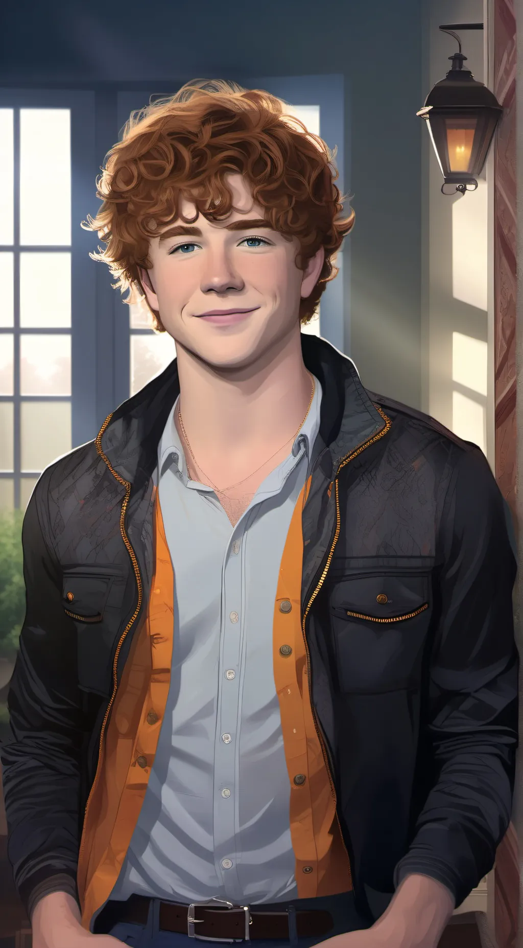 ai character: Walker Scobell background