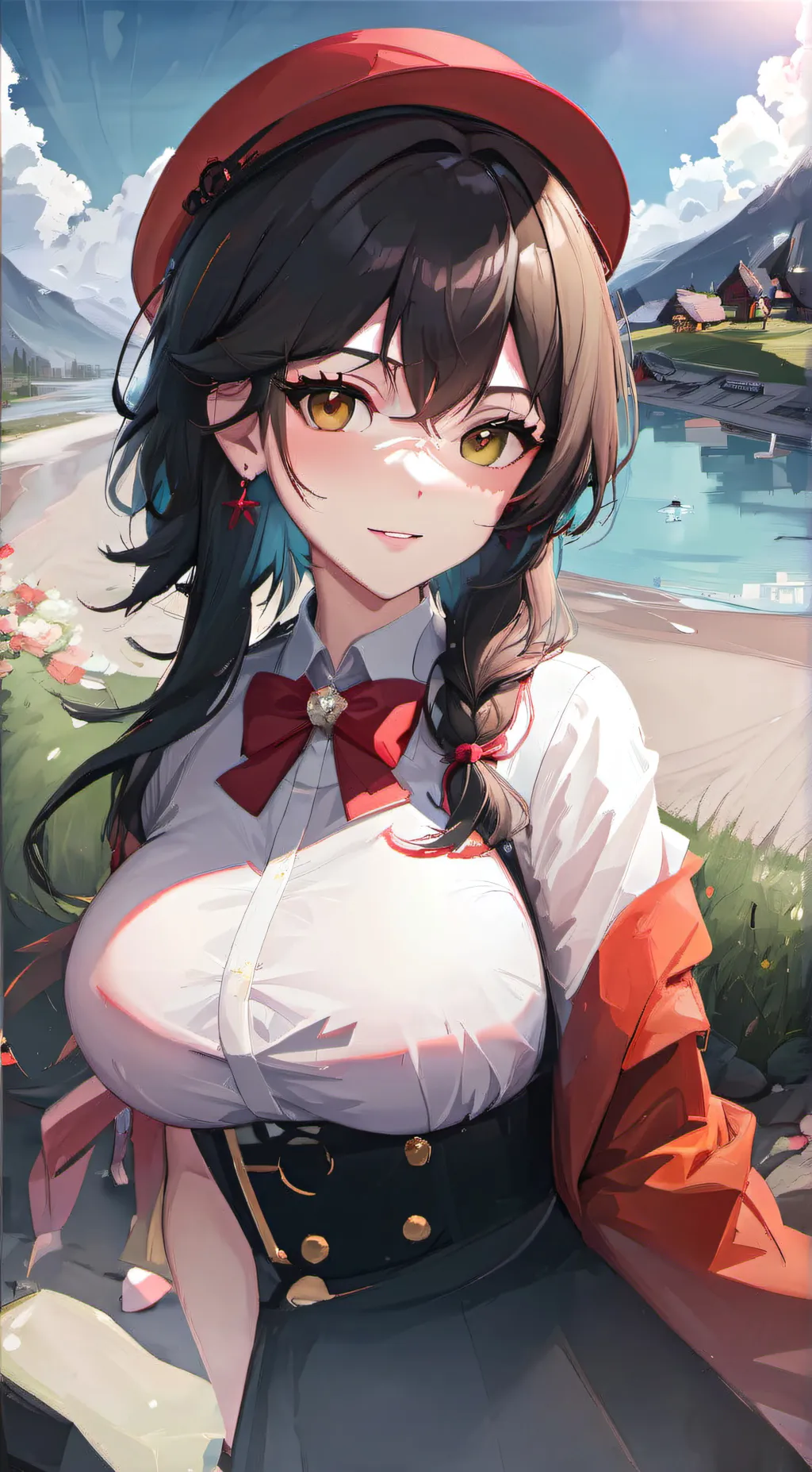 ai character: Senpai background