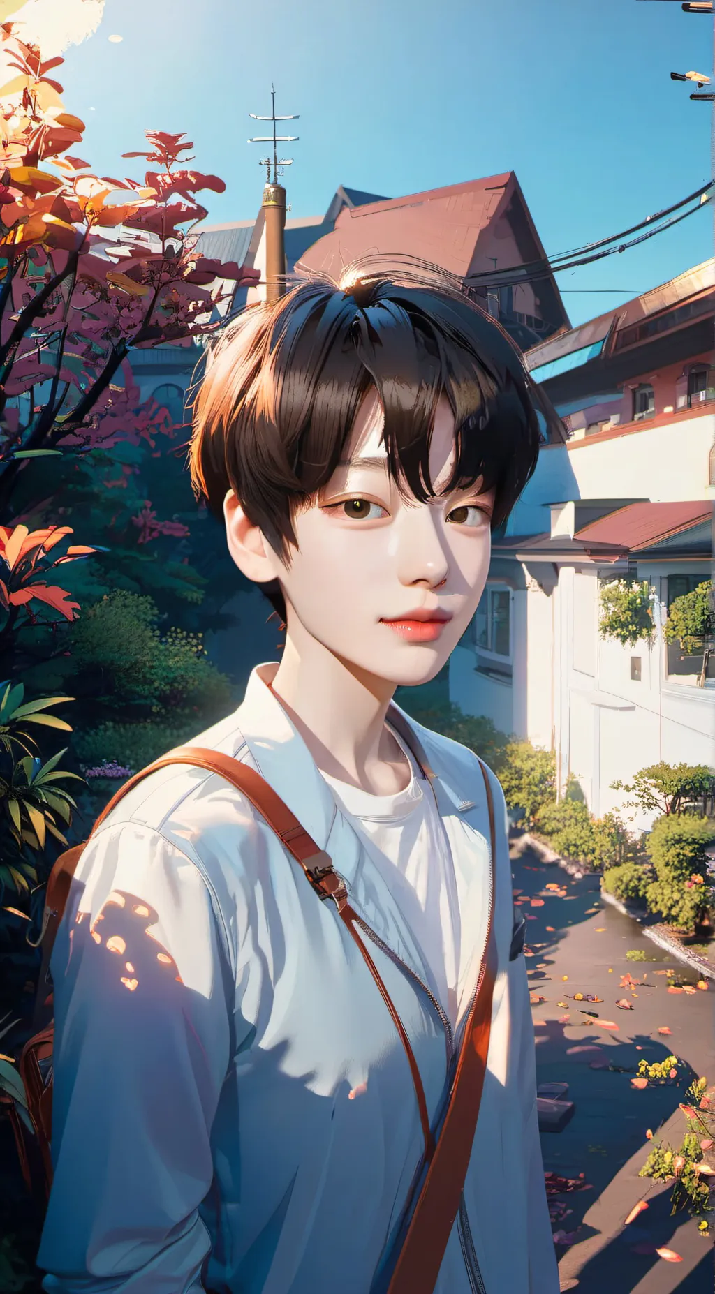 ai character: Taehyung  background