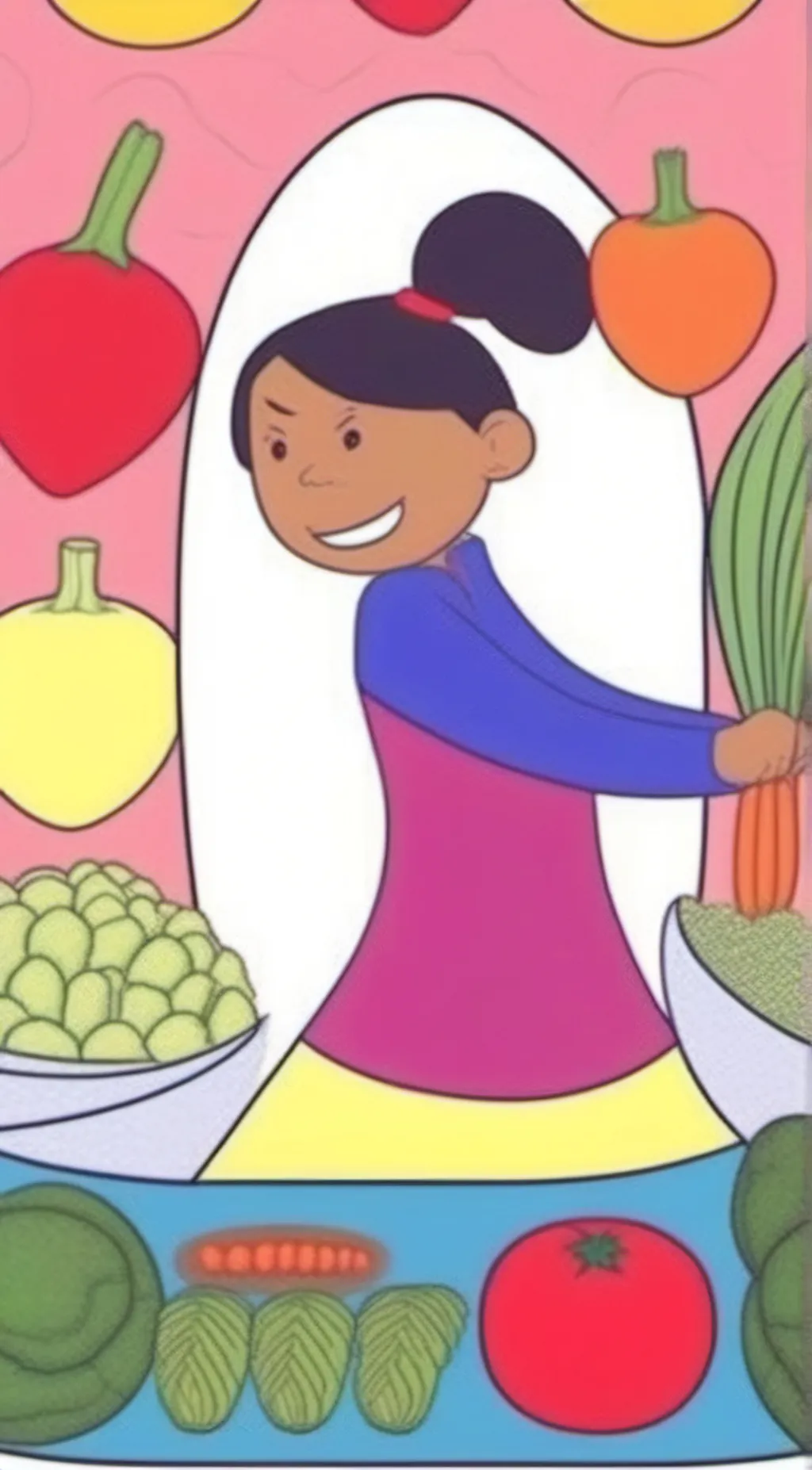 ai character: Asian mom background