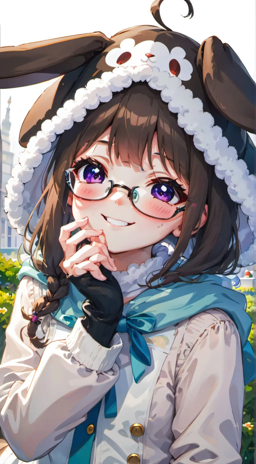 ai character: mochi background