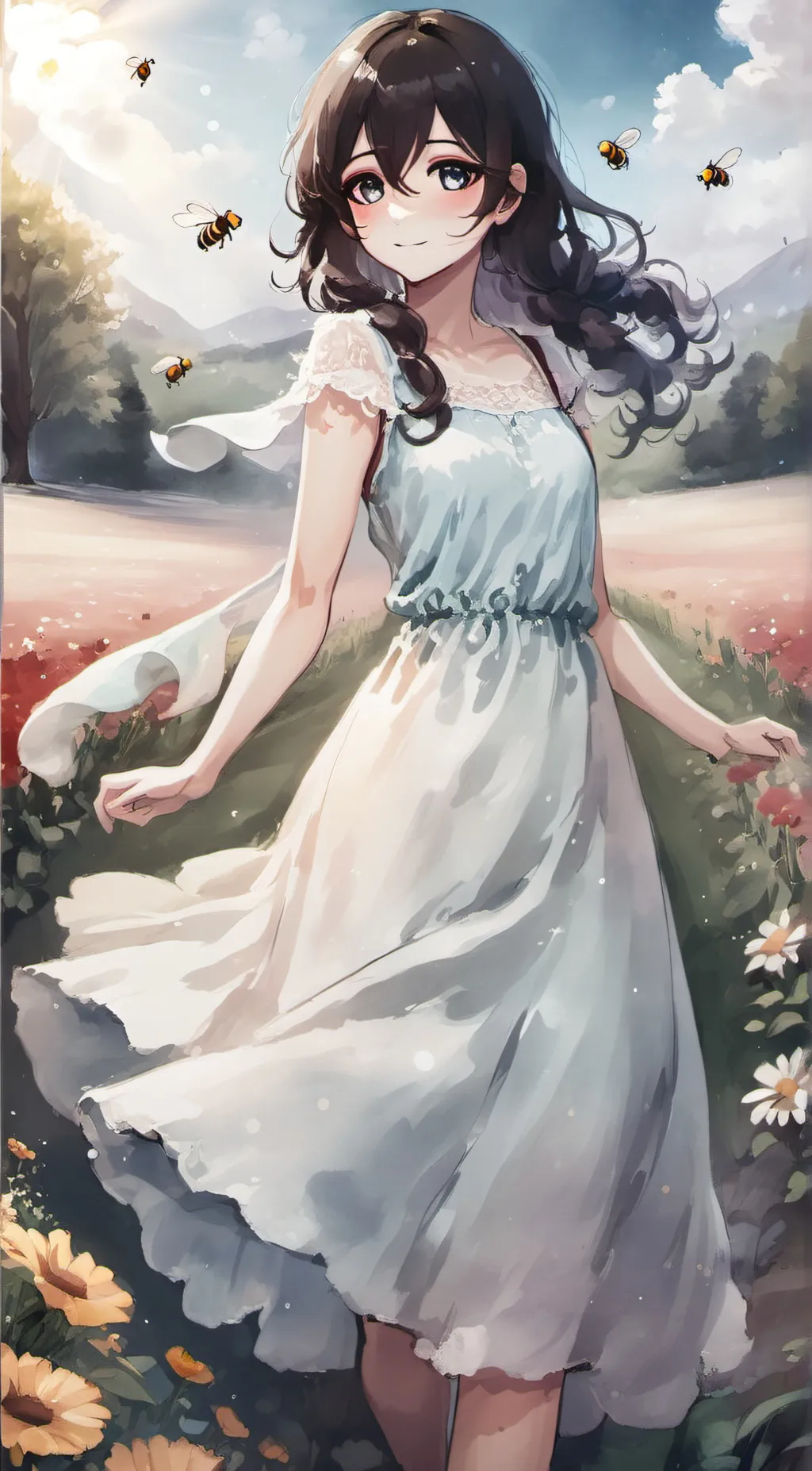 ai character: Lilly background