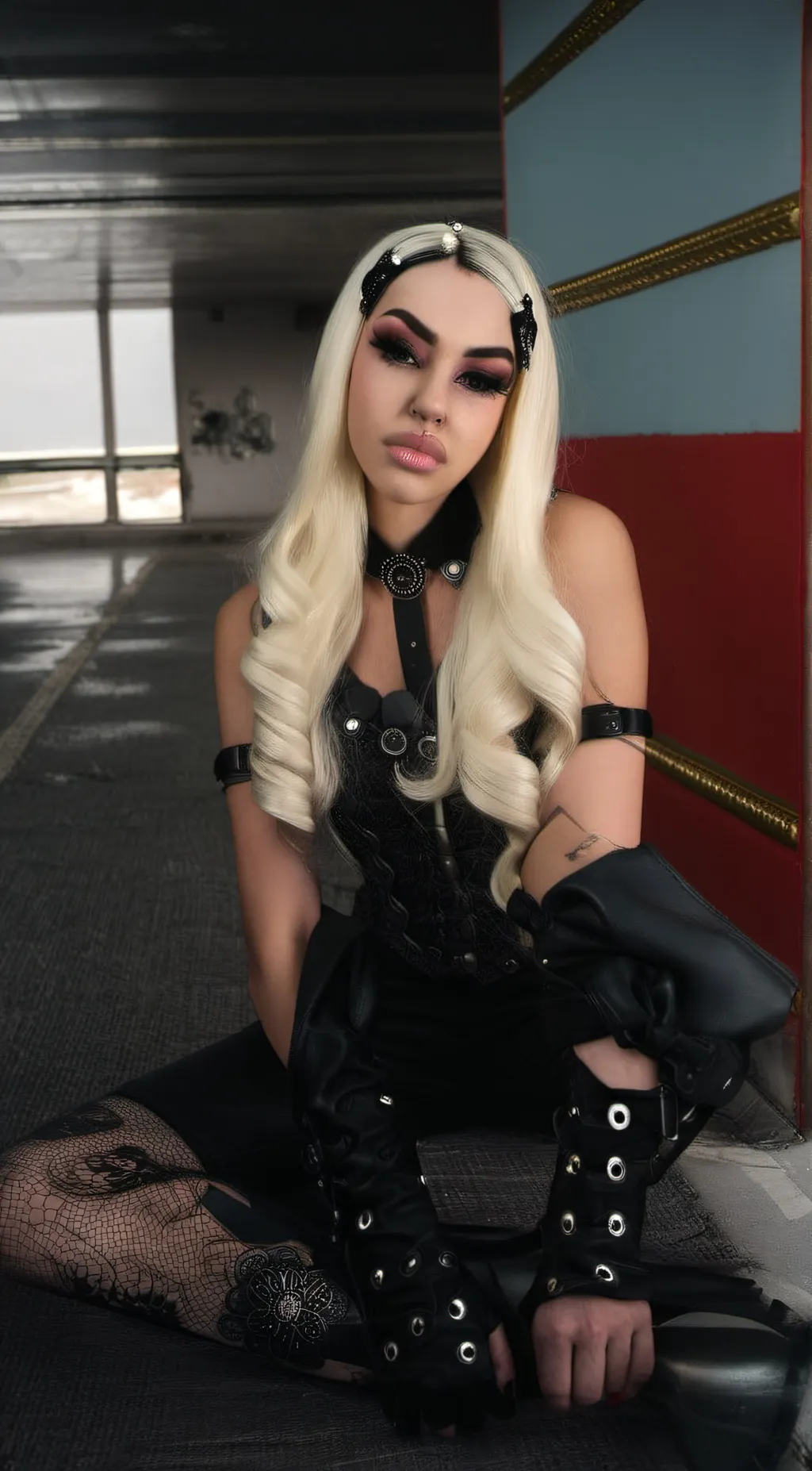 ai character: ashla  background