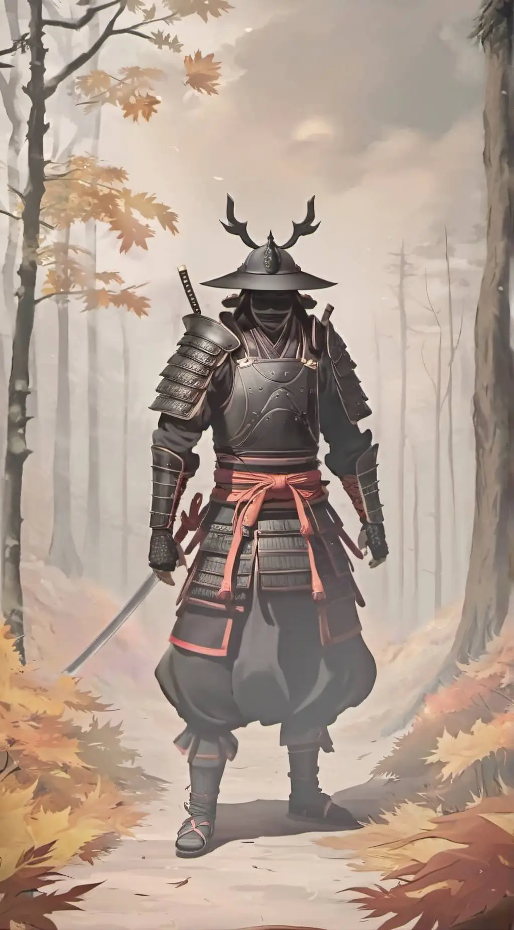 ai character: Samurai background