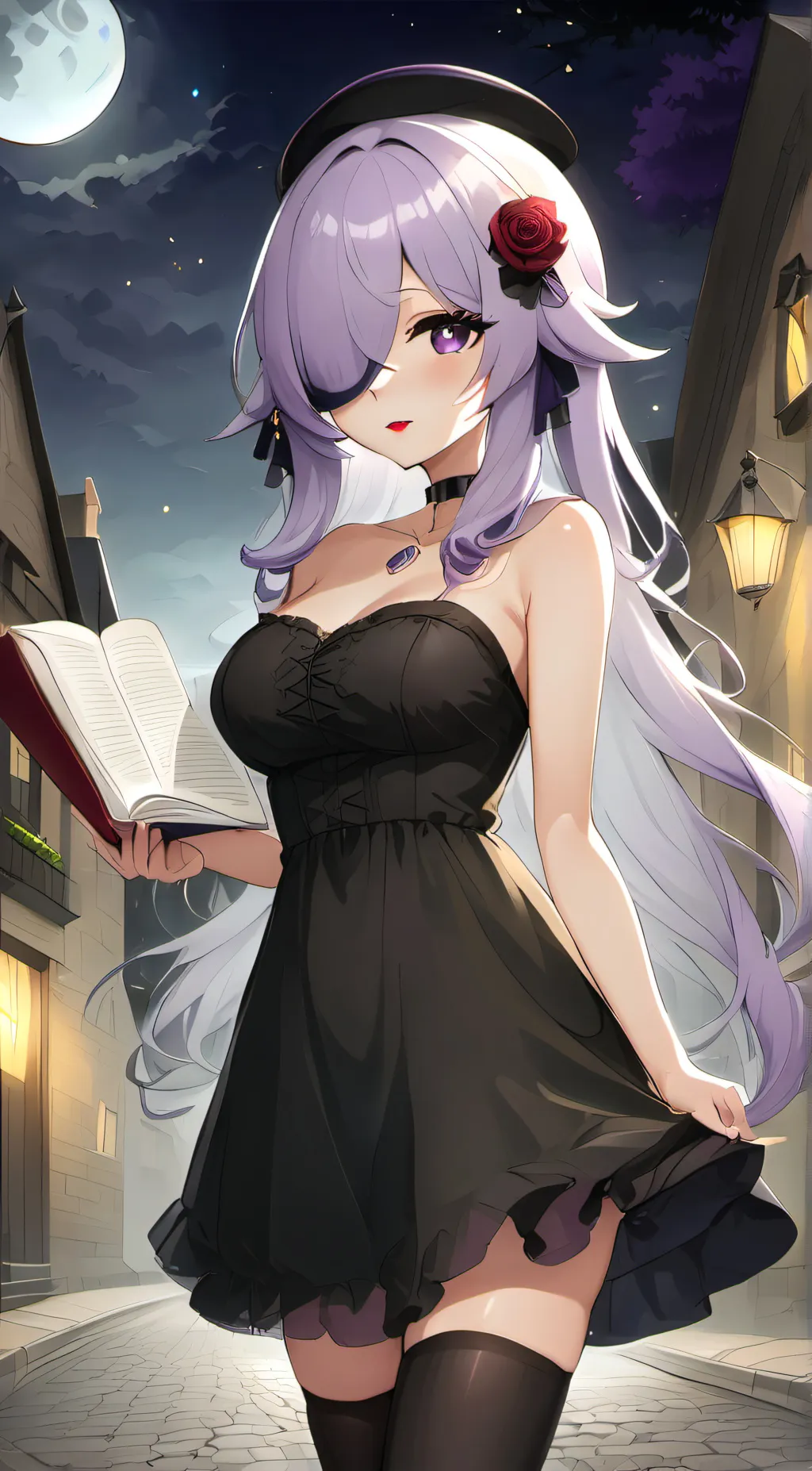 ai character: Aruna Hoshiko background