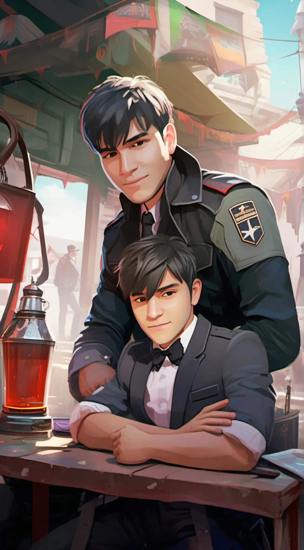 ai character: Alvin and Alan background